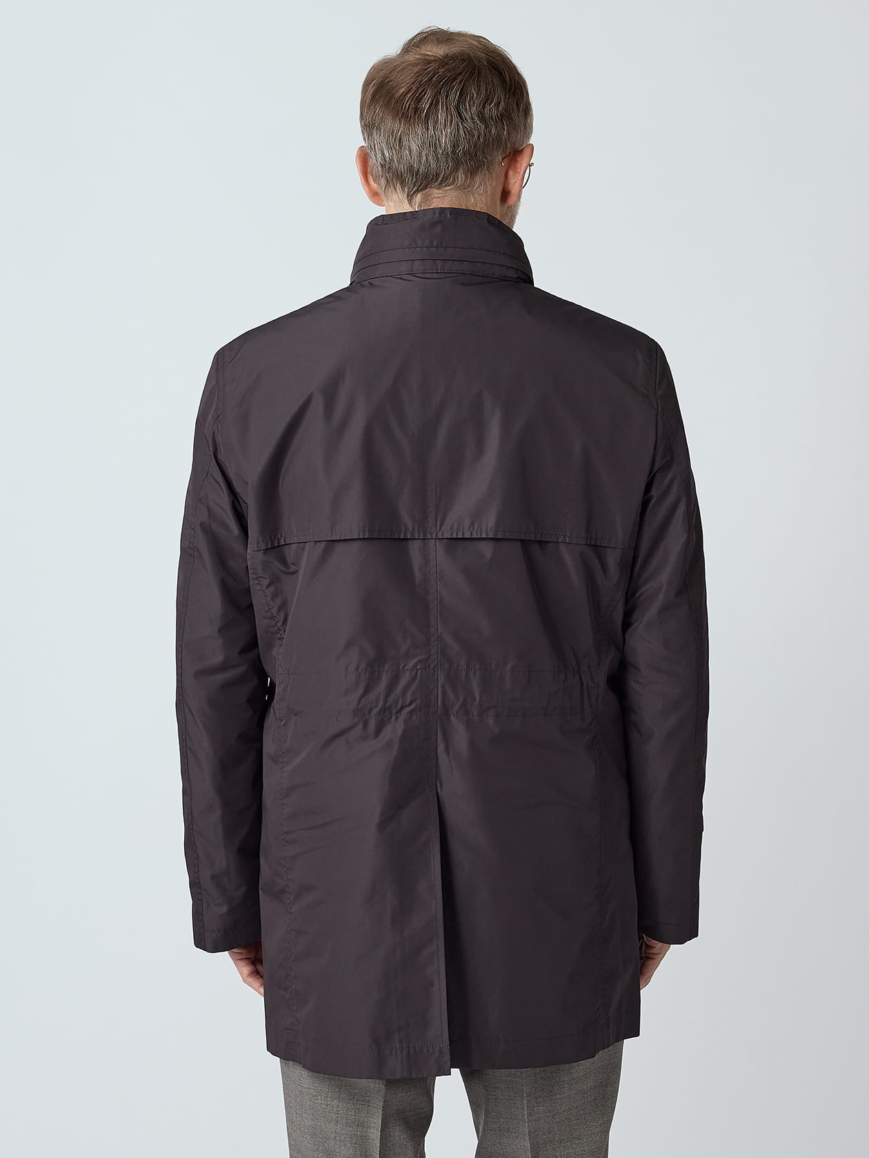 Stand collar Half Coat