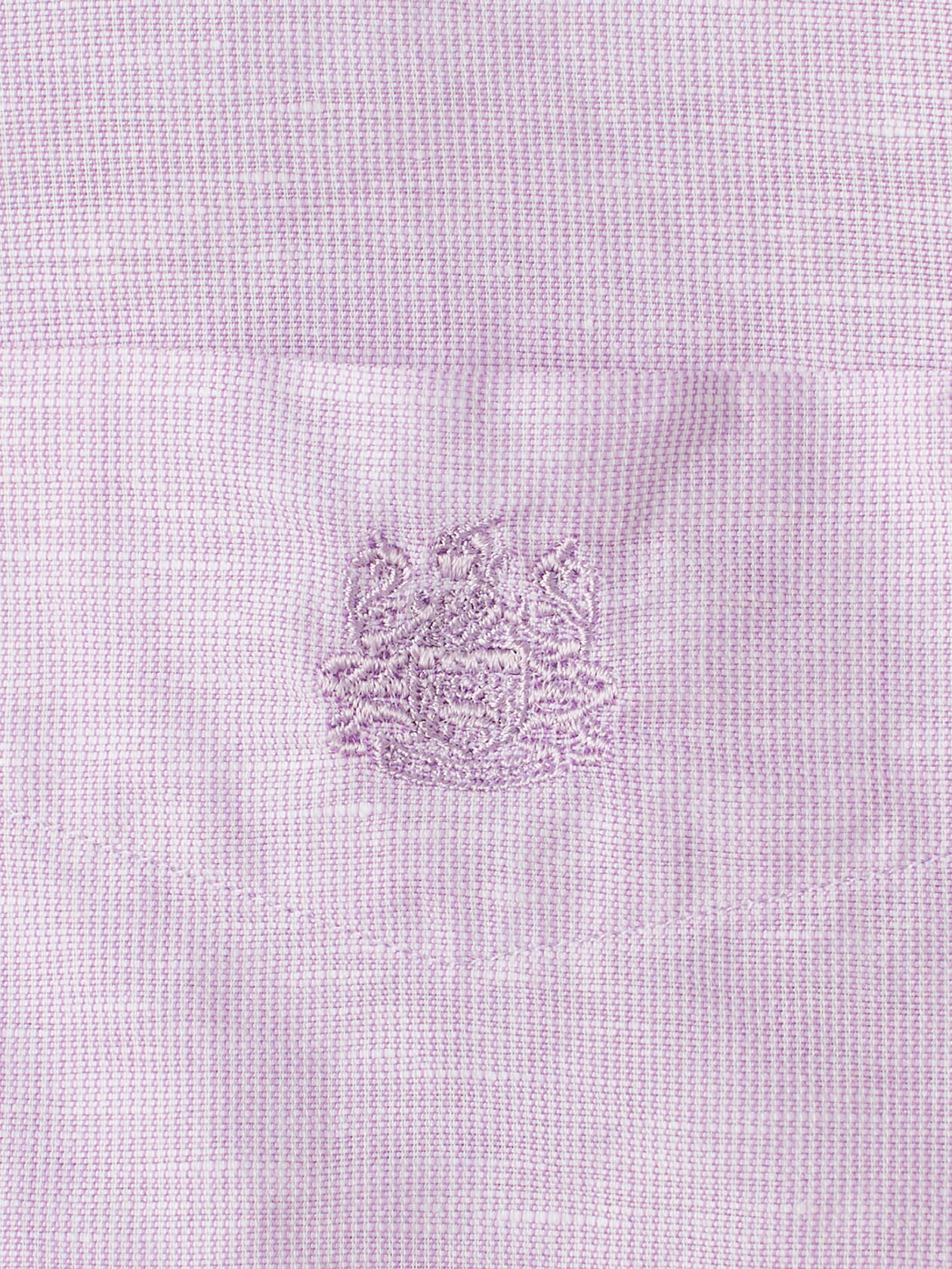 Cotton Linen Micro Stripe Short Sleeve