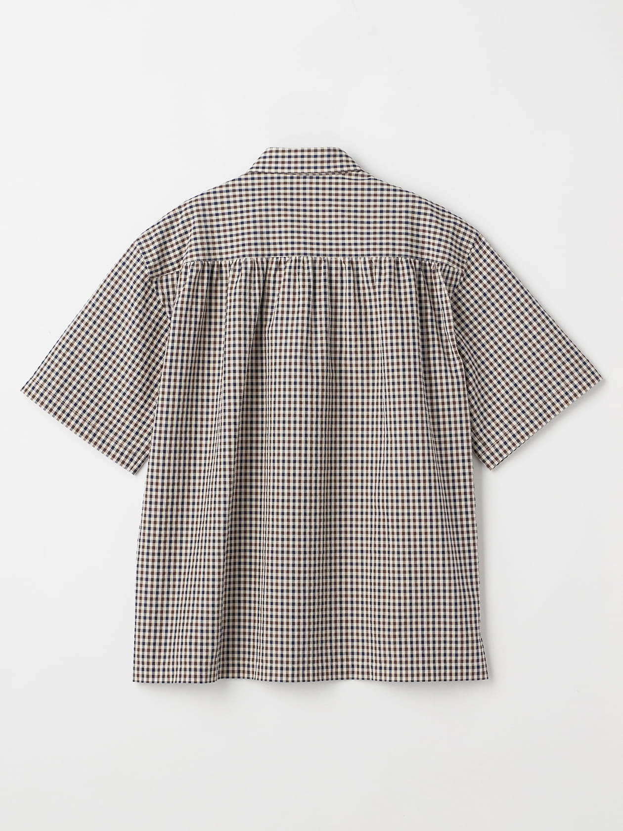 Seer-sucker Club Check Short Sleeve Shirt Outer