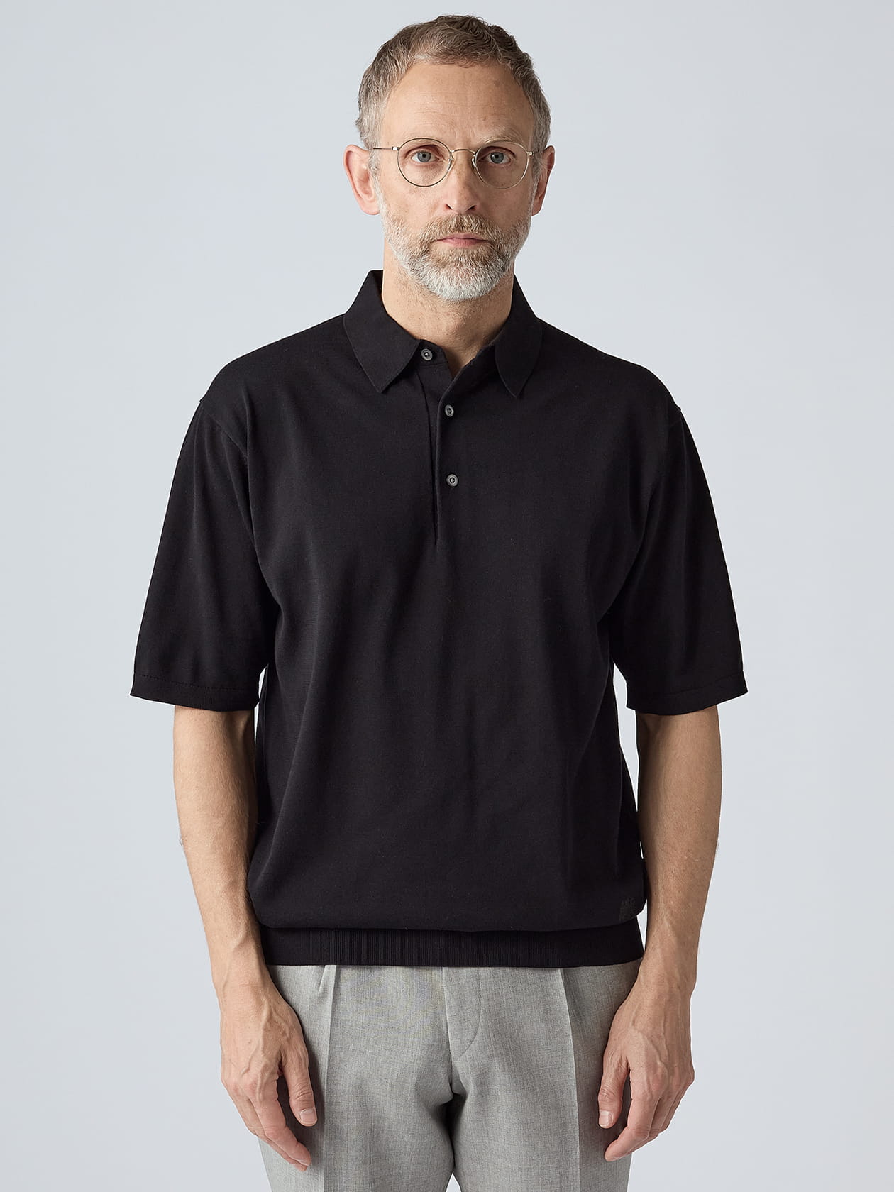 Cotton Twist Knit Polo