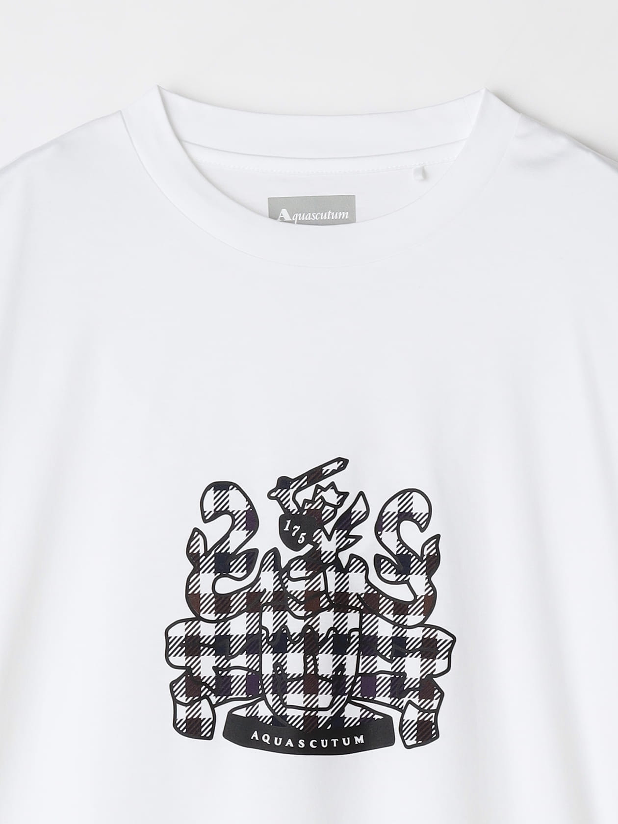 175th limited＞Club Check×Crest T-shirt