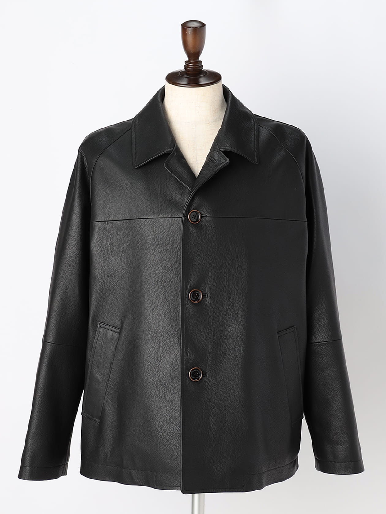 Leather Car Coat