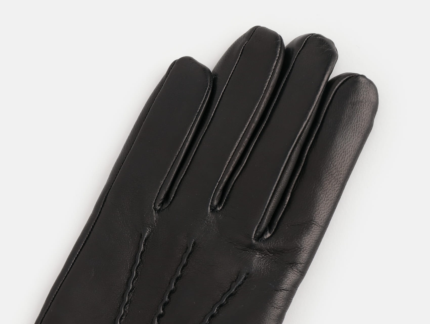 アクアスキュータム 手袋 グローブ 未使用 ウール/ナイロン レザートリム ブランド 小物 黒 メンズ ブラック Aquascutum