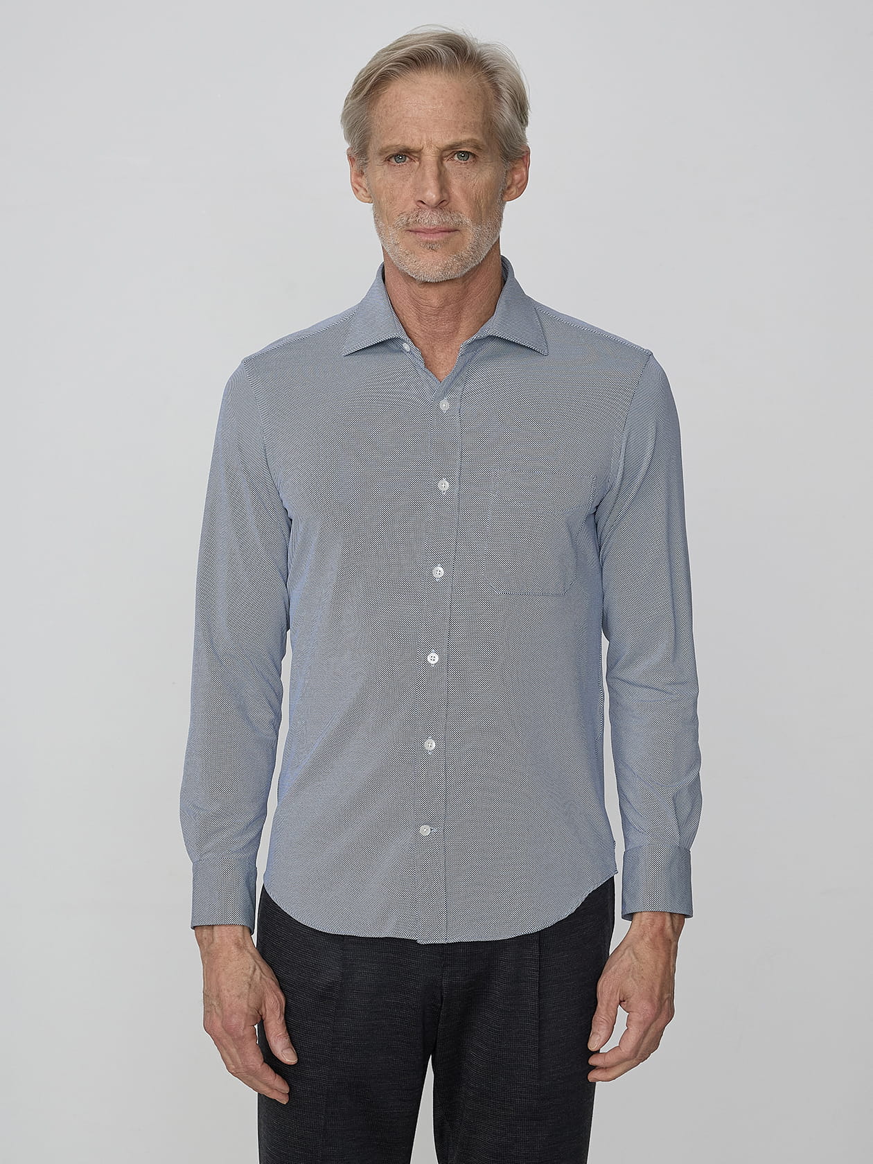 KING SIZE】TEC.3 Jersey Jacquard Shirt