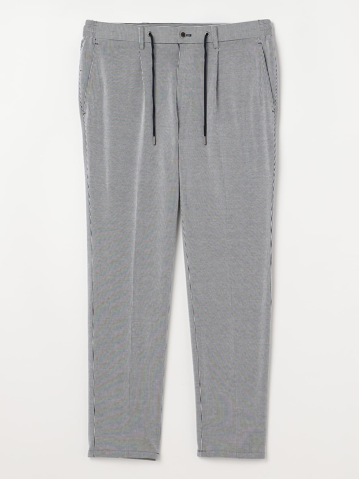 23aw 腰巻きドレープパンツ　タグ付き　ラウールlook sz3 3 TUCK EASY TAPERED PANTS(0 BLACK): White Mountaineering