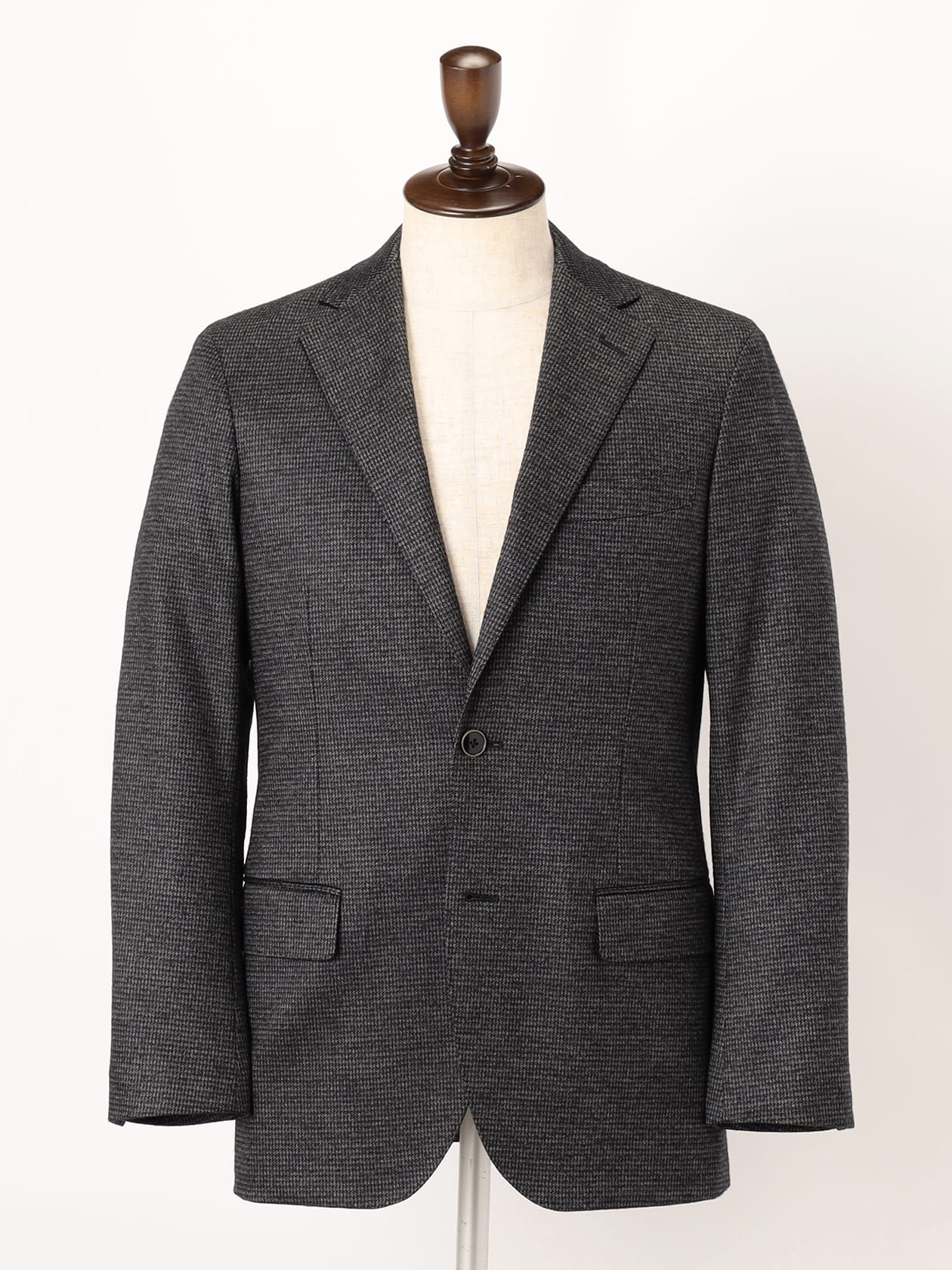 KING SIZE】TEC.3 Knit Houndstooth Jacket