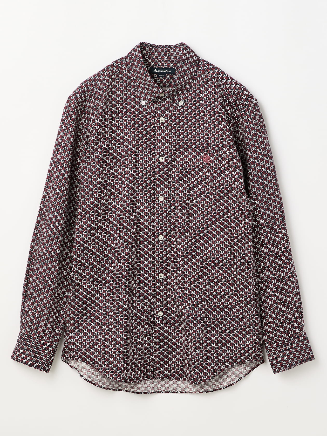 KING SIZE】AQ Motif Print Shirt