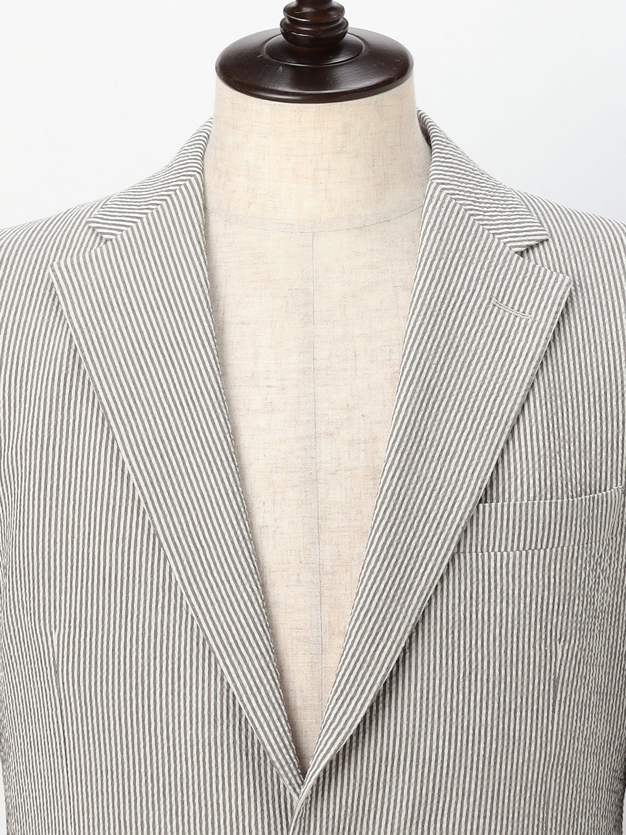 KING SIZE】Silk Mix Seer-sucker Jacket