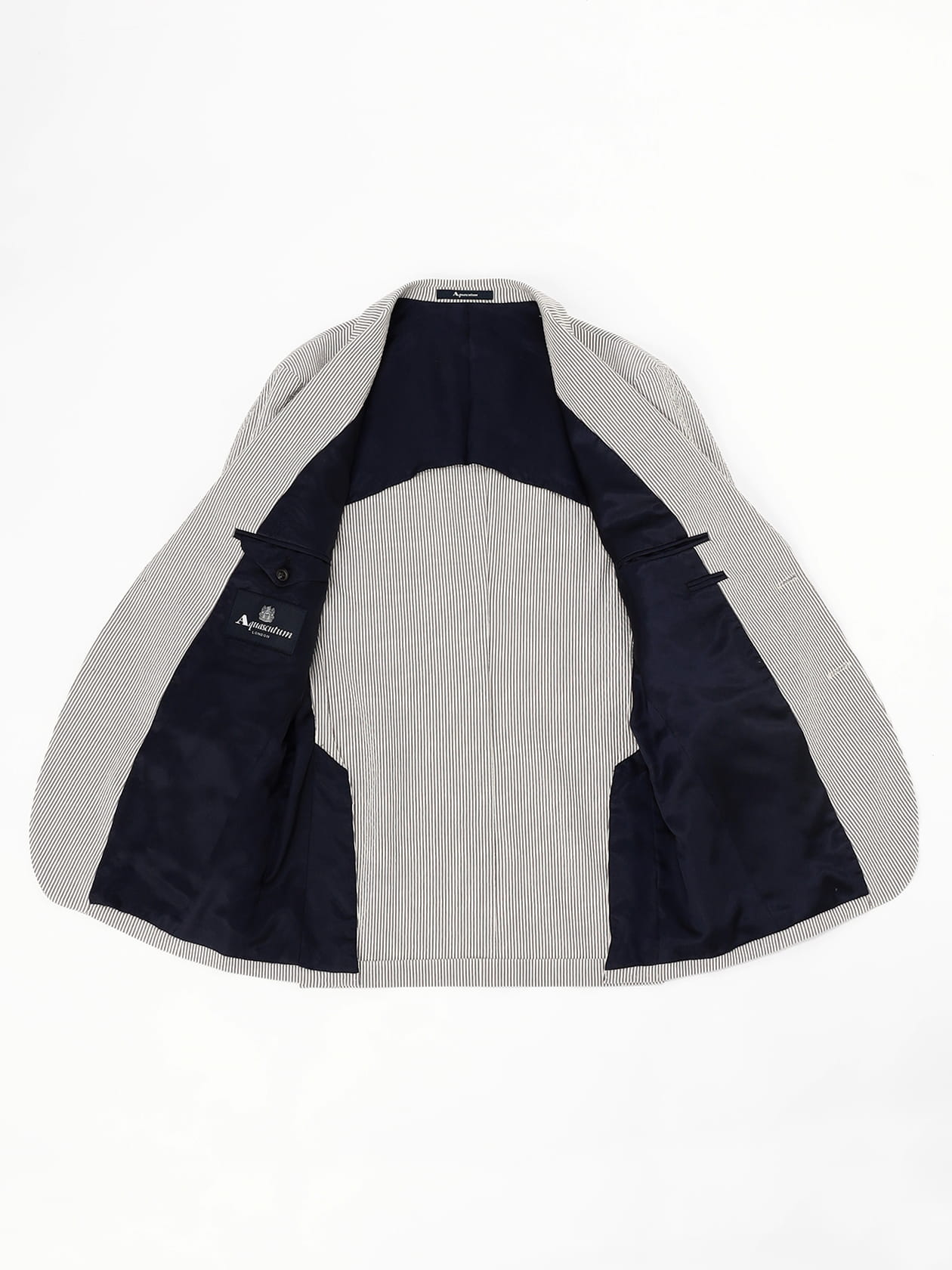 KING SIZE】Silk Mix Seer-sucker Jacket