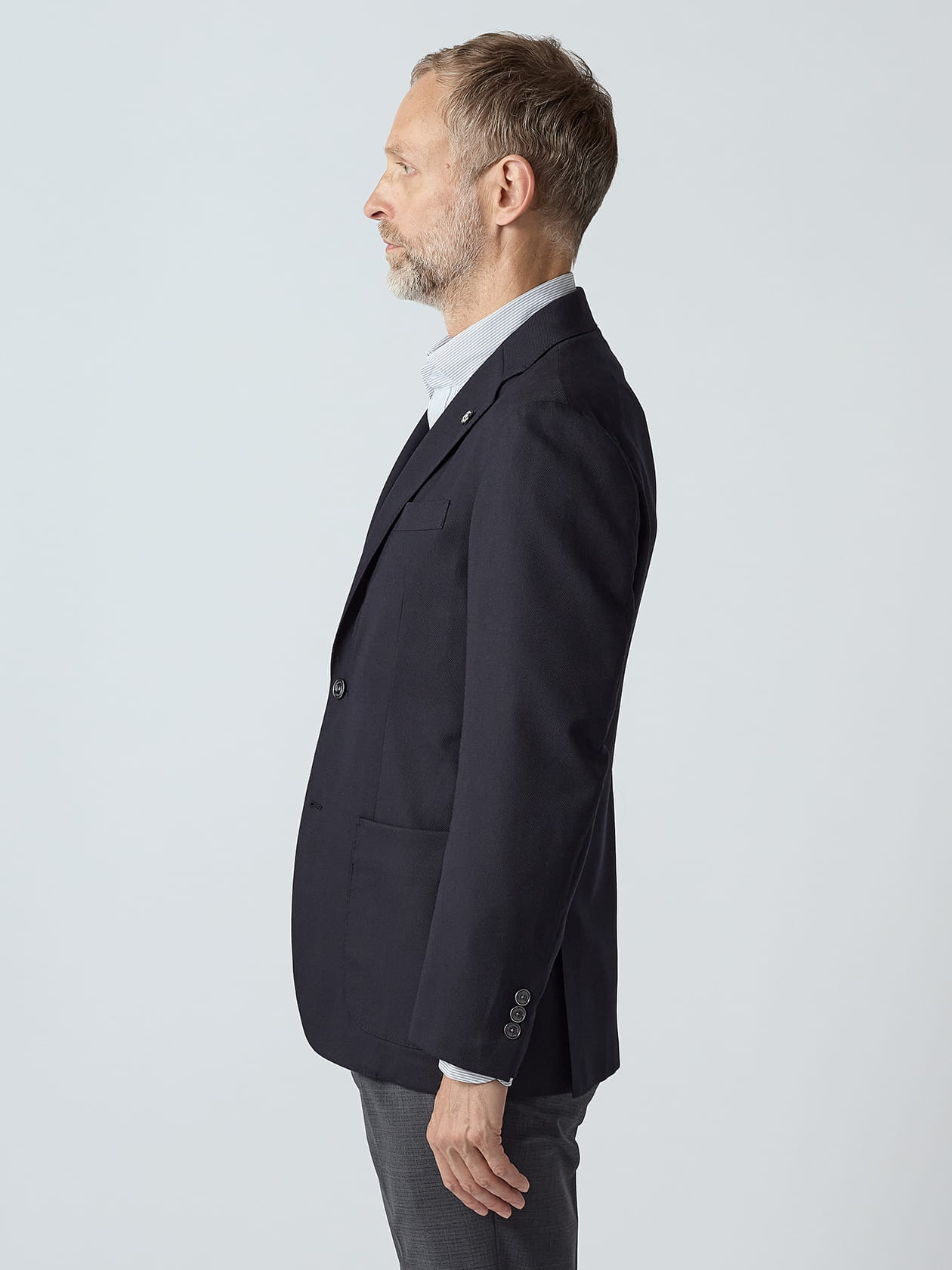 KING SIZE】TEC.3 Navy Blazer