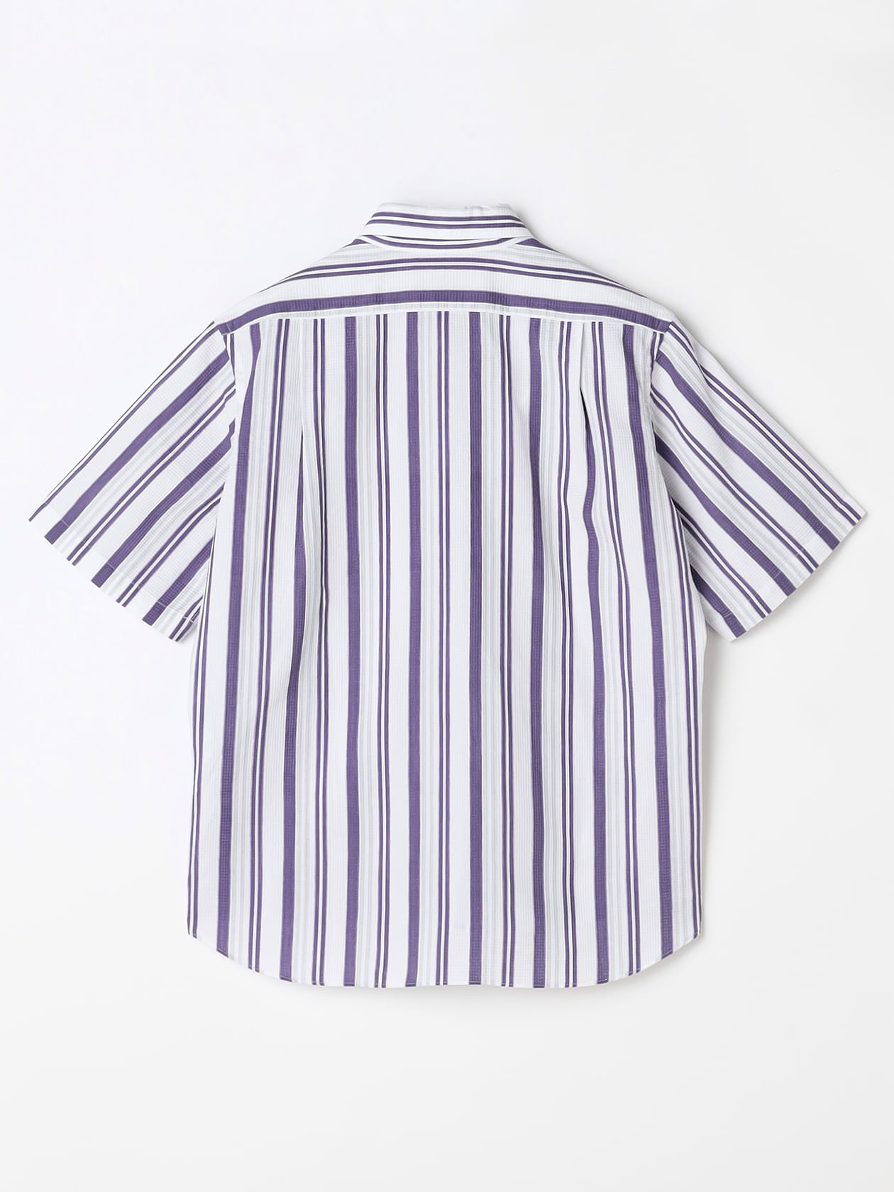 わっふる様 KING SIZE】Waffle Multi Stripe Short Sleeve Shirt