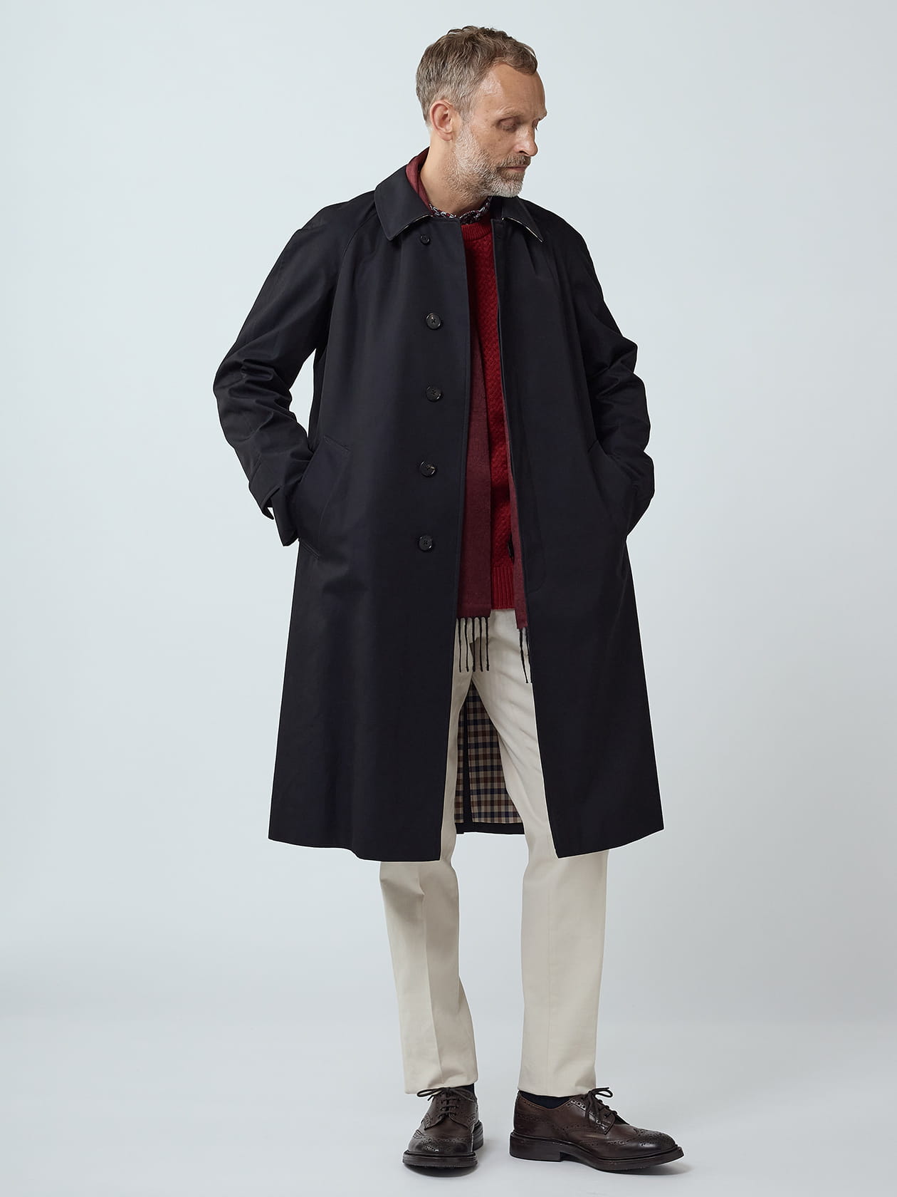 英国紳士の粋！Aquascutum スモーキングコート 英国製カスタムオーダー品 U.K FILEY CLASSIC