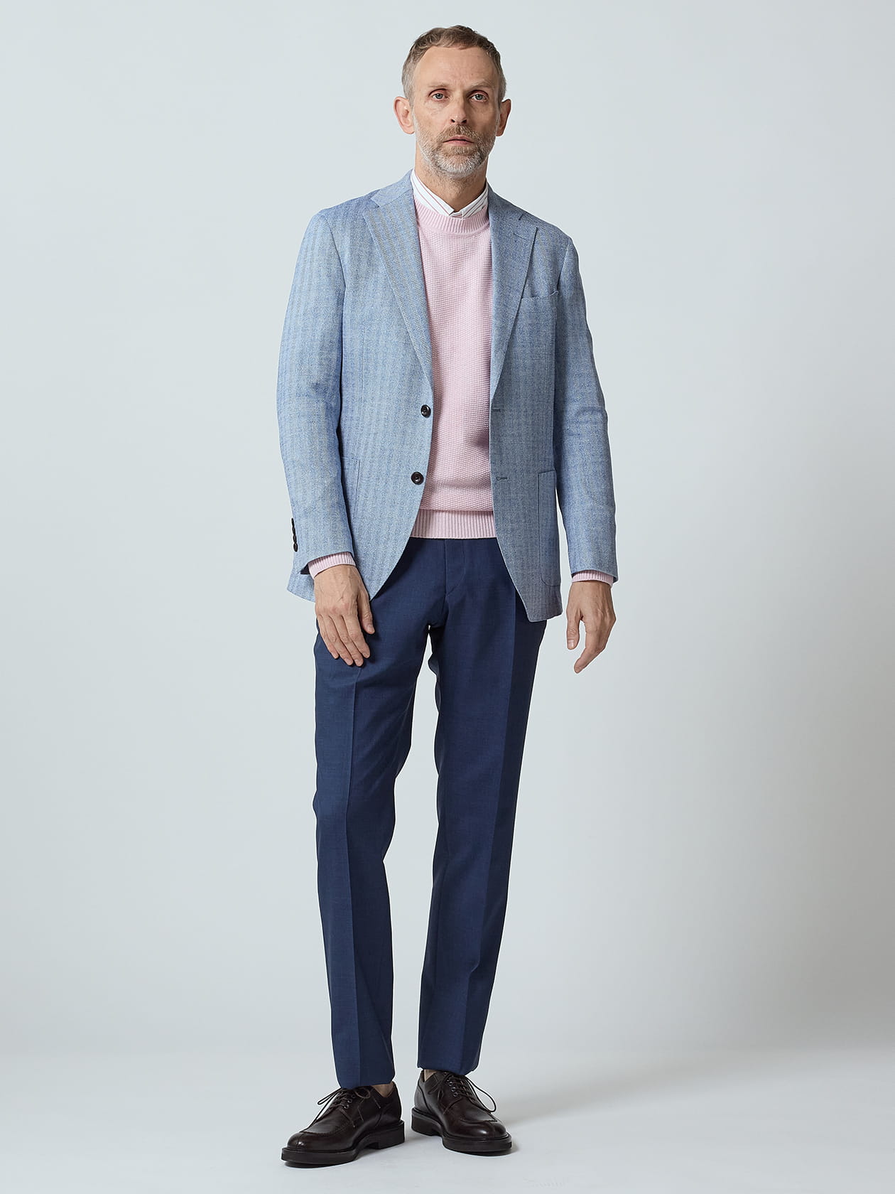 Soft Herringbone Jacket