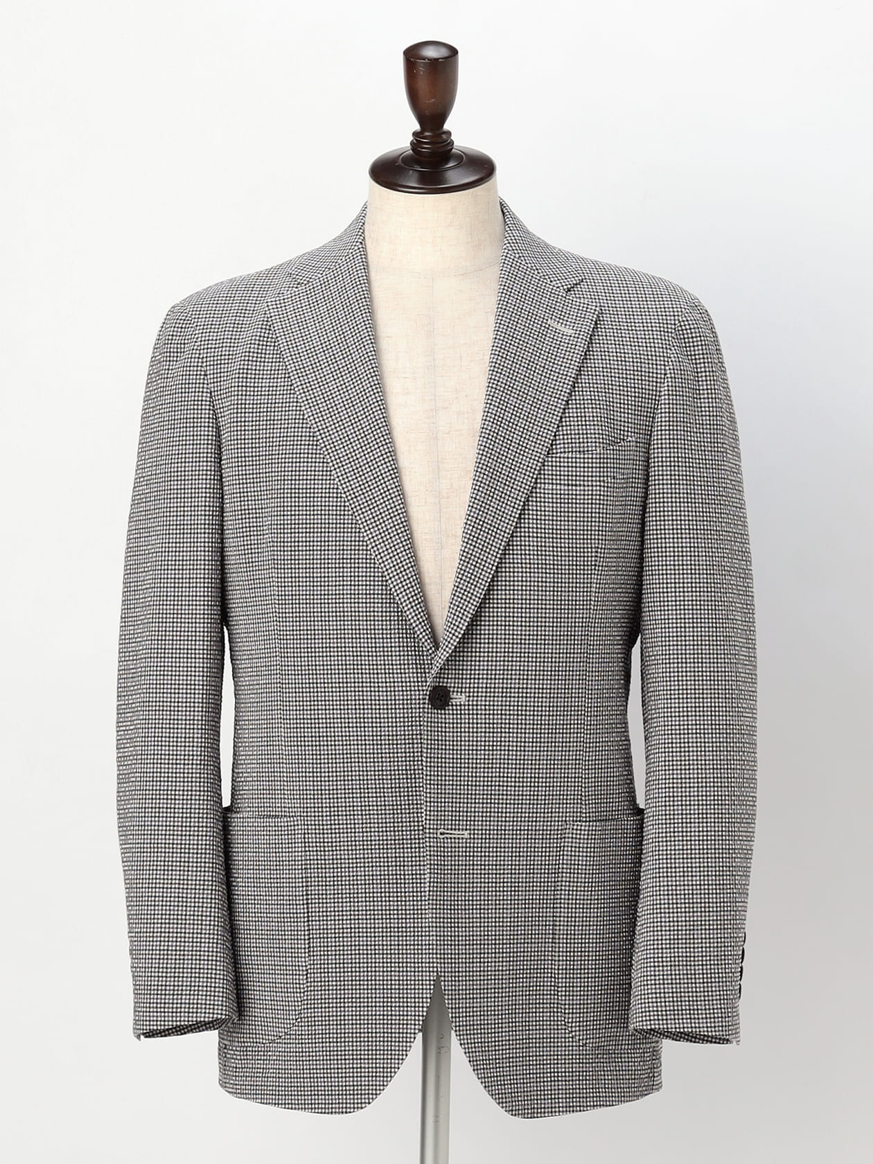 Silk Mix Seer-sucker Jacket