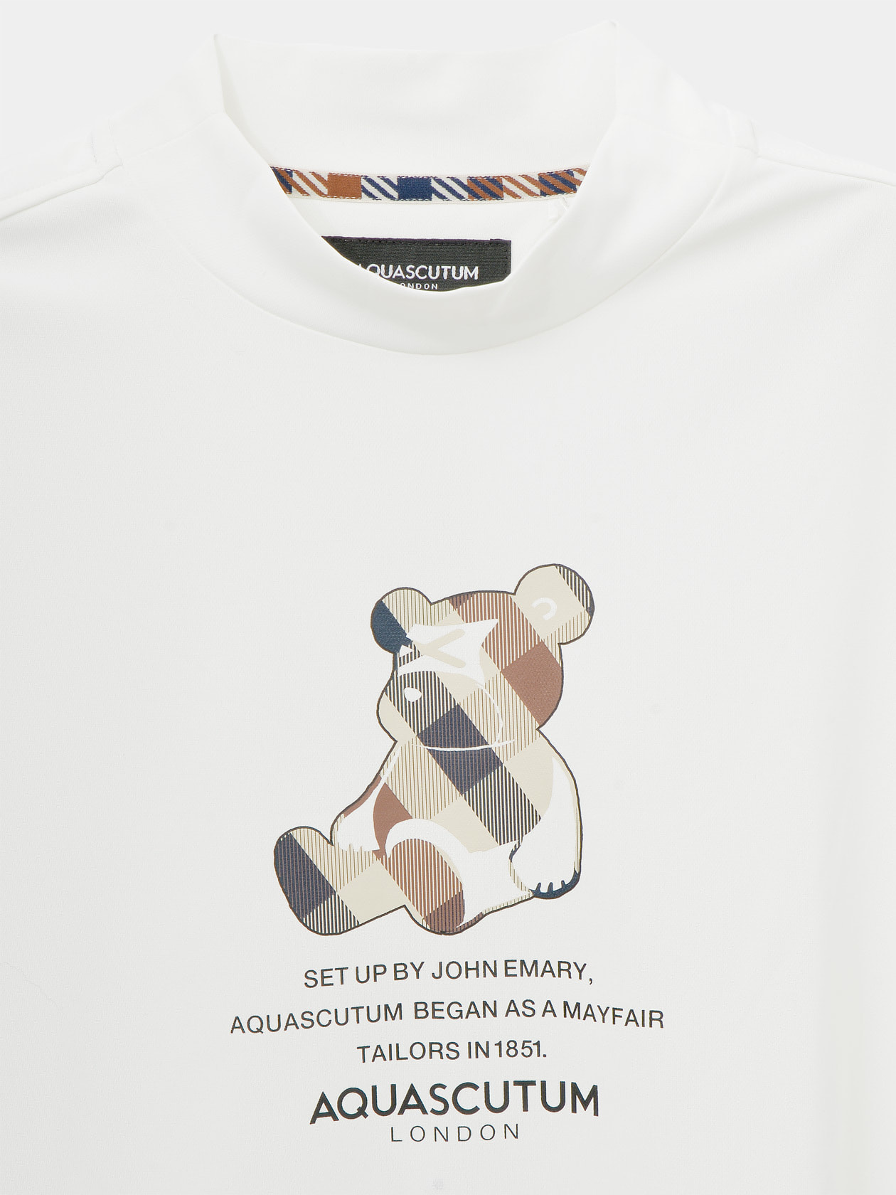 GOLF MEN クラブチェックベアTシャツ