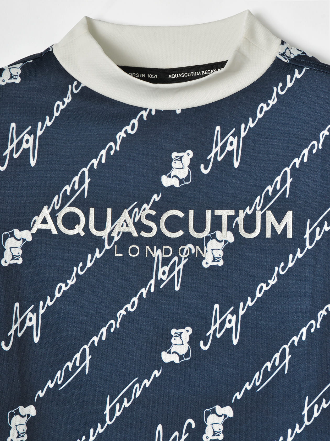 GOLF MEN － AQロゴモックネックT