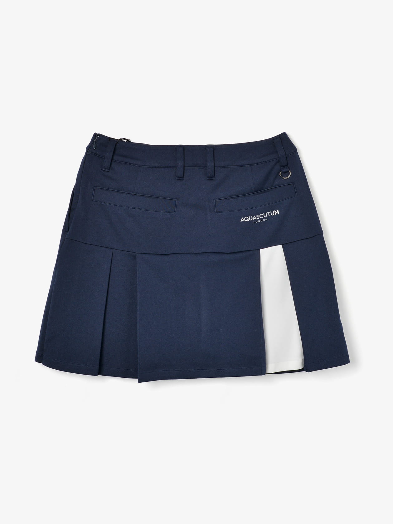 GOLF WOMEN バイカラープリーツスカート