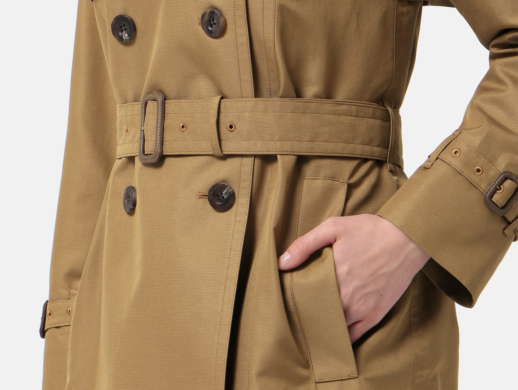 ★未使用★ ケイタマルヤマ　シルクコットントレンチコート★送料無料 KS SORELAタフタ トレンチレインコート