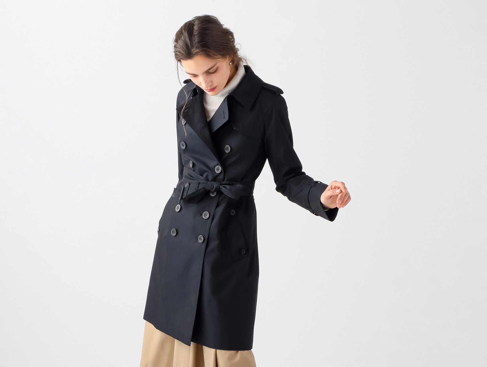 BASIC TRENCHCOAT SHORT