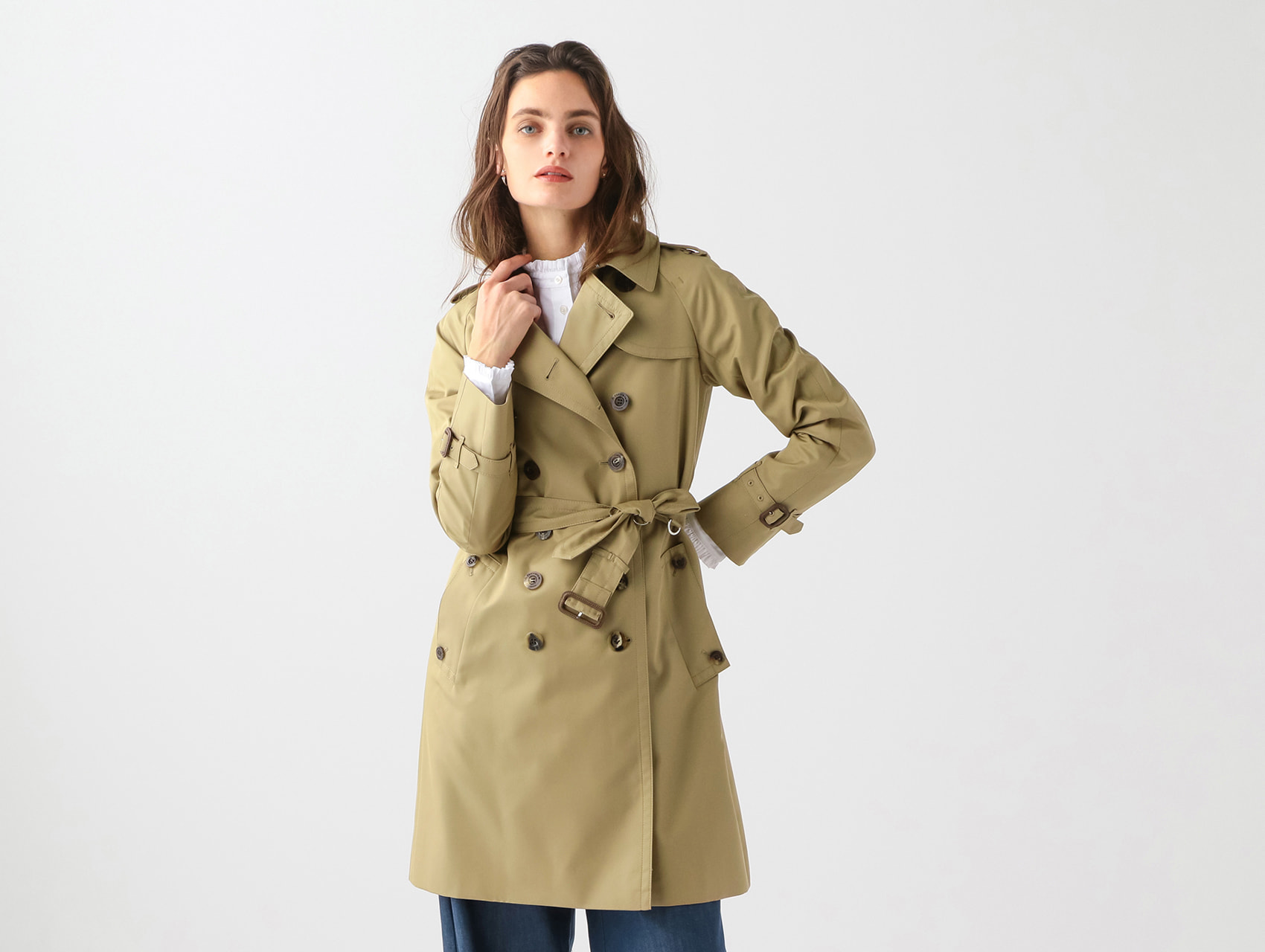 BASIC TRENCHCOAT SHORT