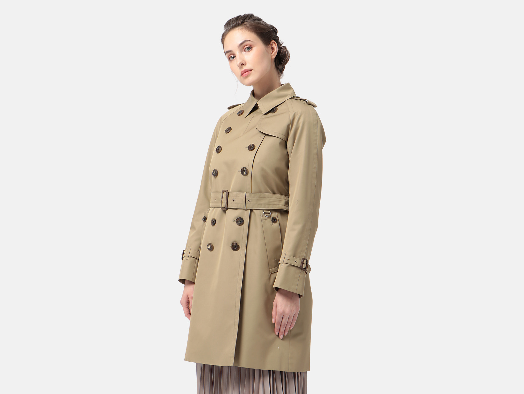 BASIC TRENCHCOAT SHORT