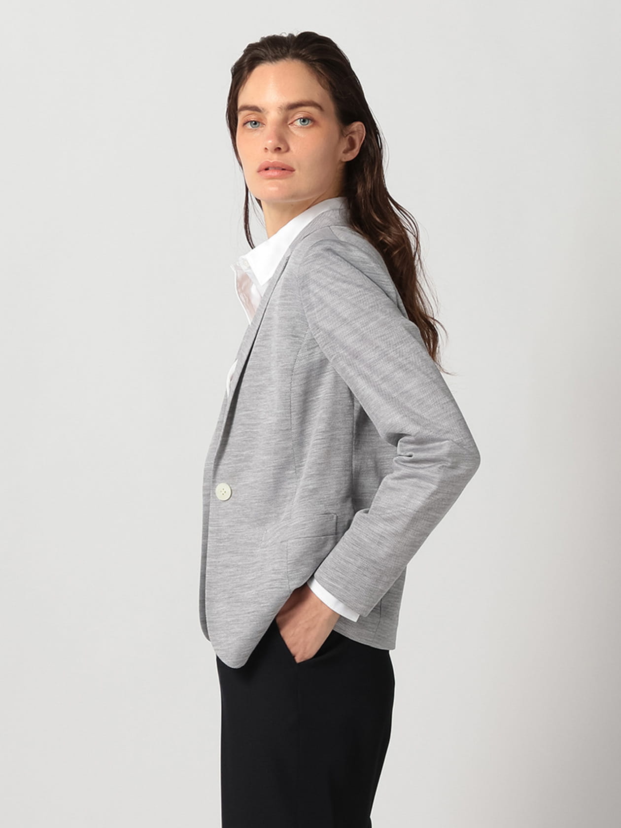 Aquascutum リネンカノコジャケット Aquascutum リネンカノコジャケット