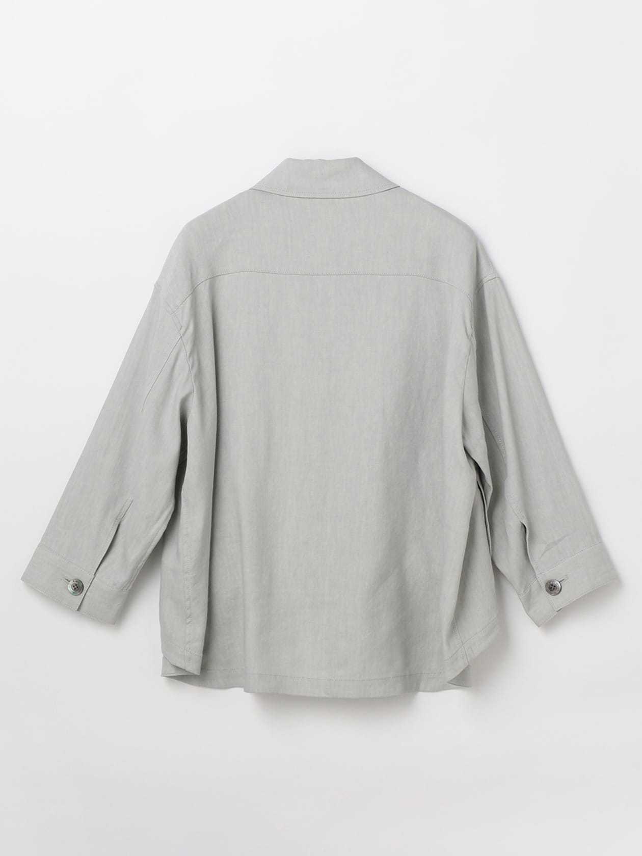 Aquascutum アクアスキュータム　ウールリネン　サファリジャケット ウールリネンサファリジャケット