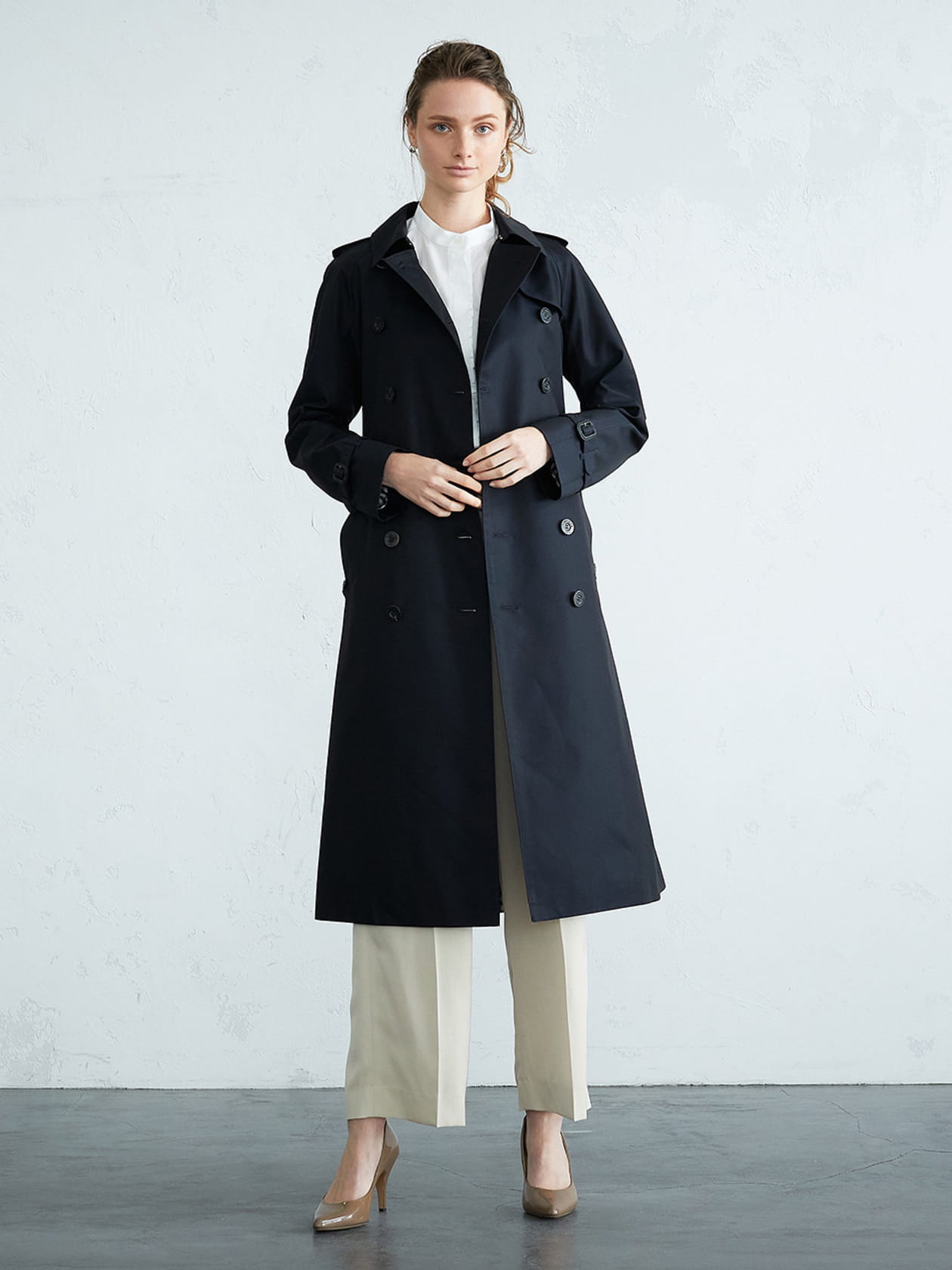 INSIDEOUT TRENCH COAT MAXI