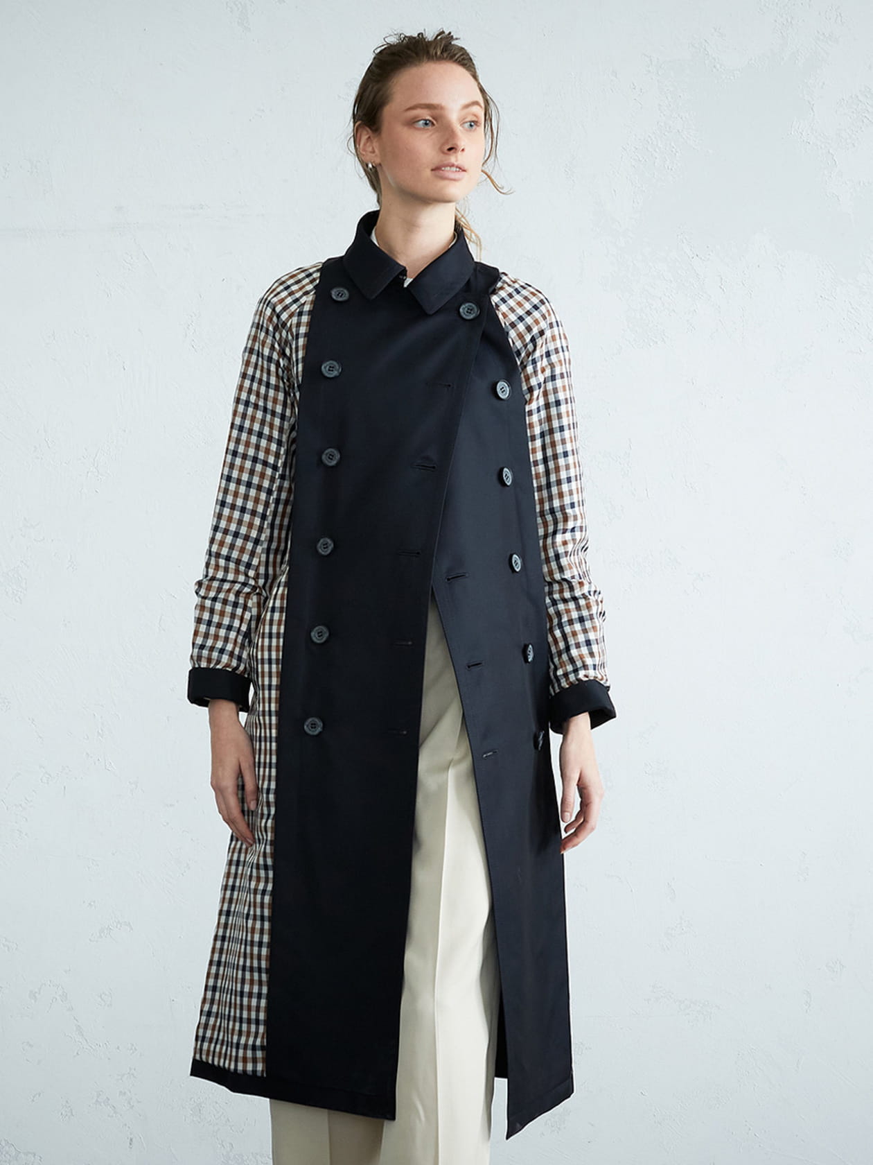 INSIDEOUT TRENCH COAT MAXI