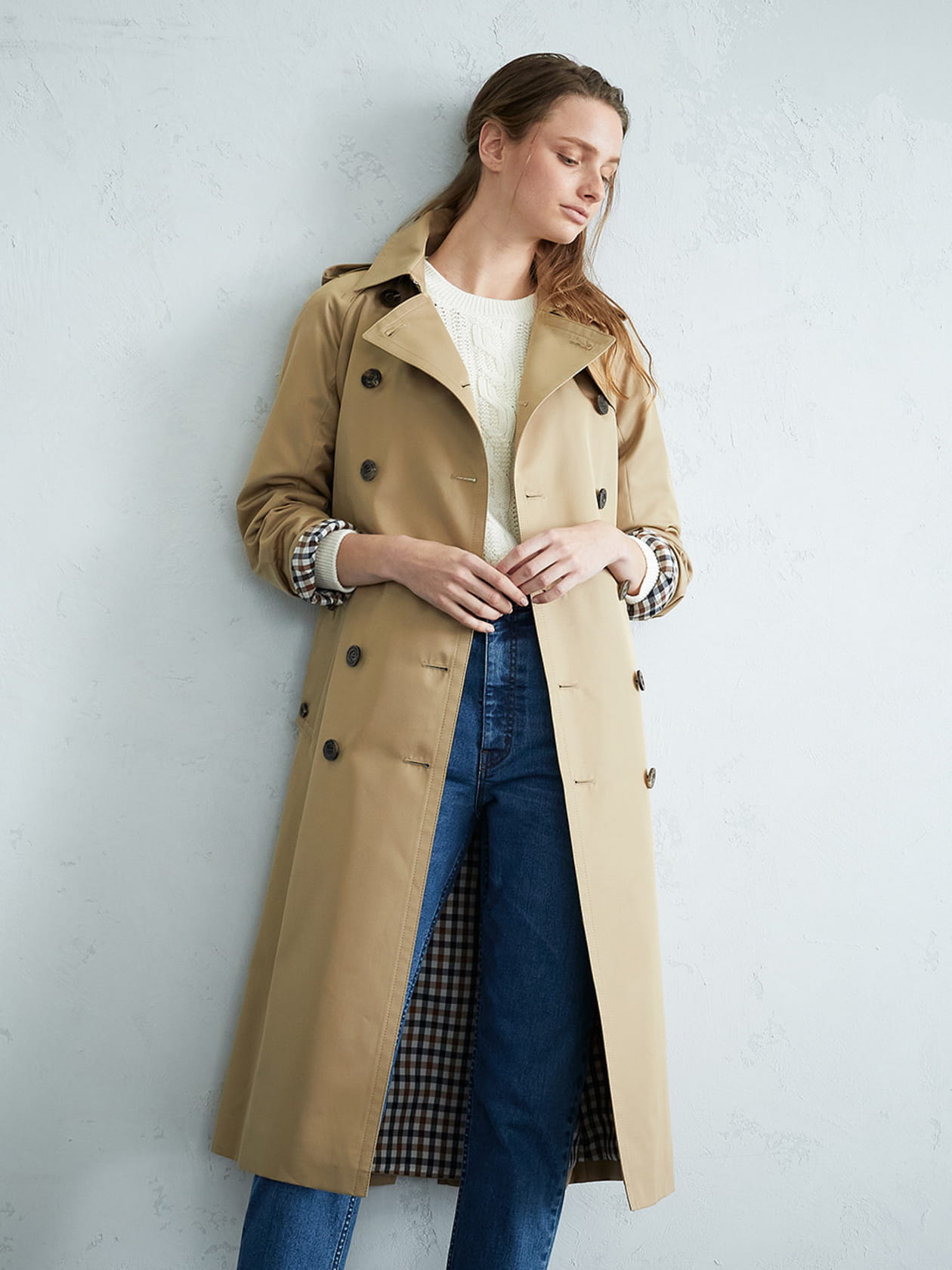 INSIDEOUT TRENCH COAT MAXI