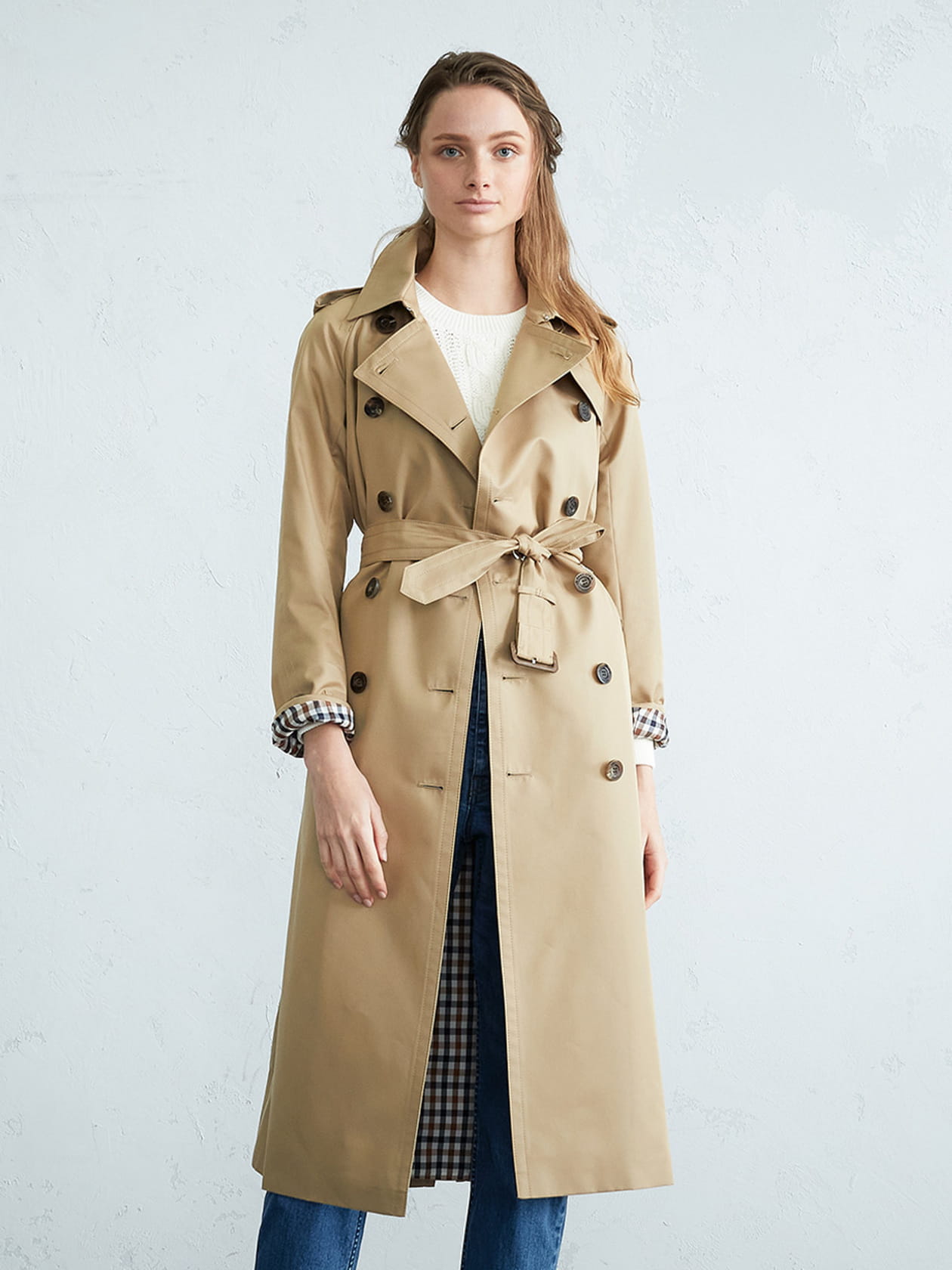 INSIDEOUT TRENCH COAT MAXI