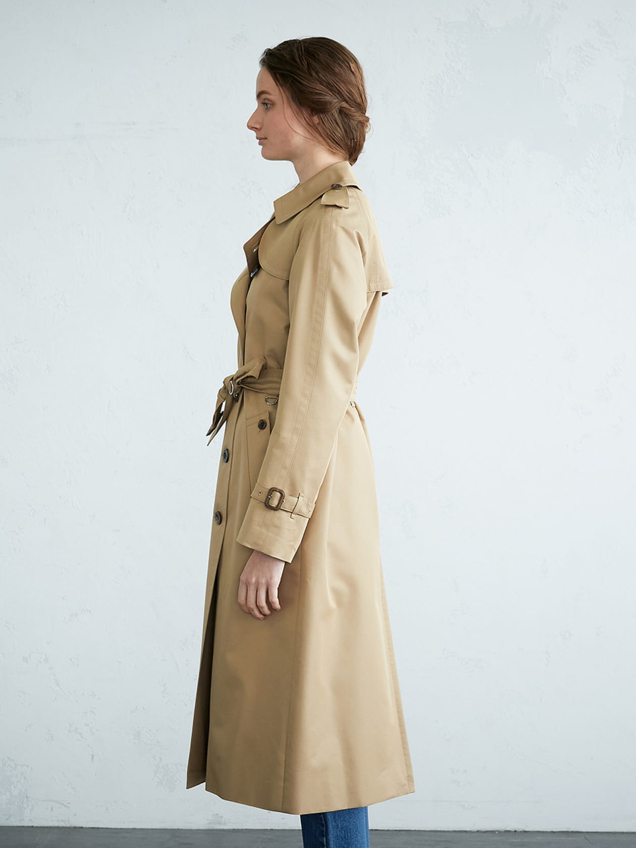 INSIDEOUT TRENCH COAT MAXI