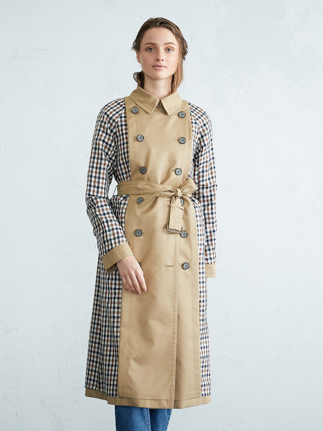 INSIDEOUT TRENCH COAT MAXI