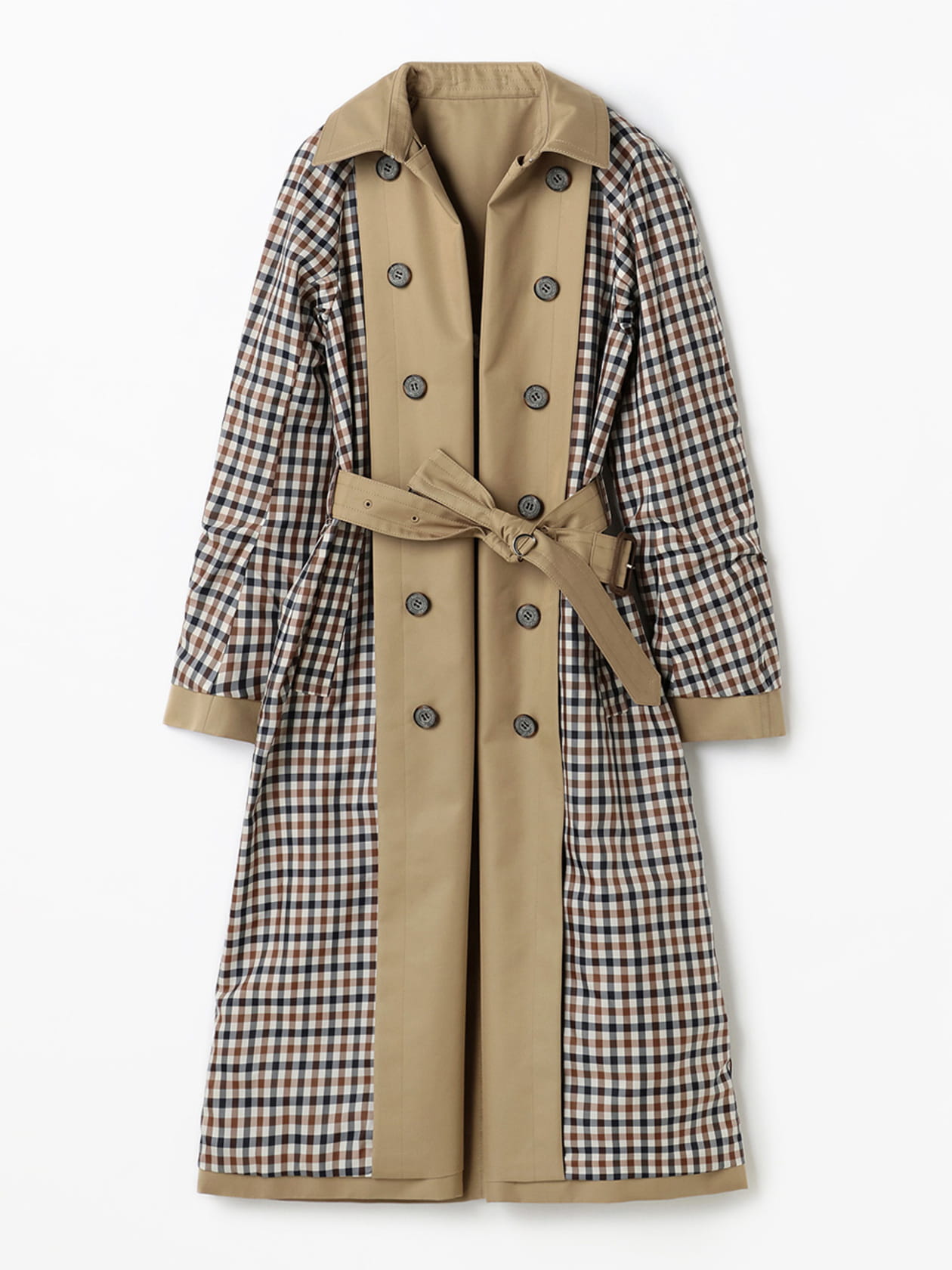 INSIDEOUT TRENCH COAT MAXI