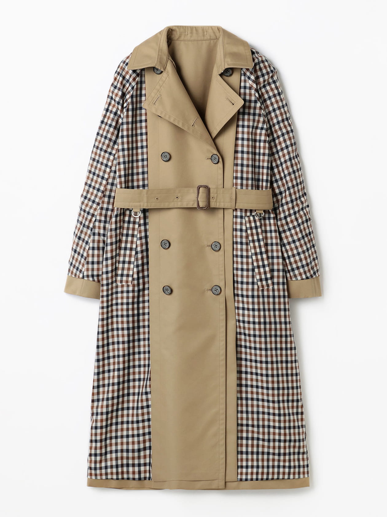 INSIDEOUT TRENCH COAT MAXI