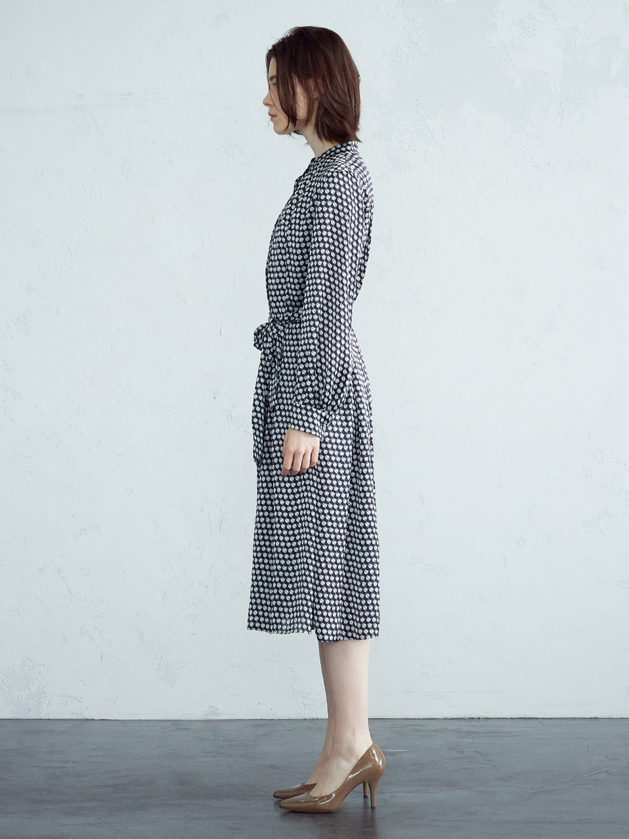 専用✨美品✨Aquascutum　アクアスキュータム　メタルプリント ワンピース メタルプリント ワンピース