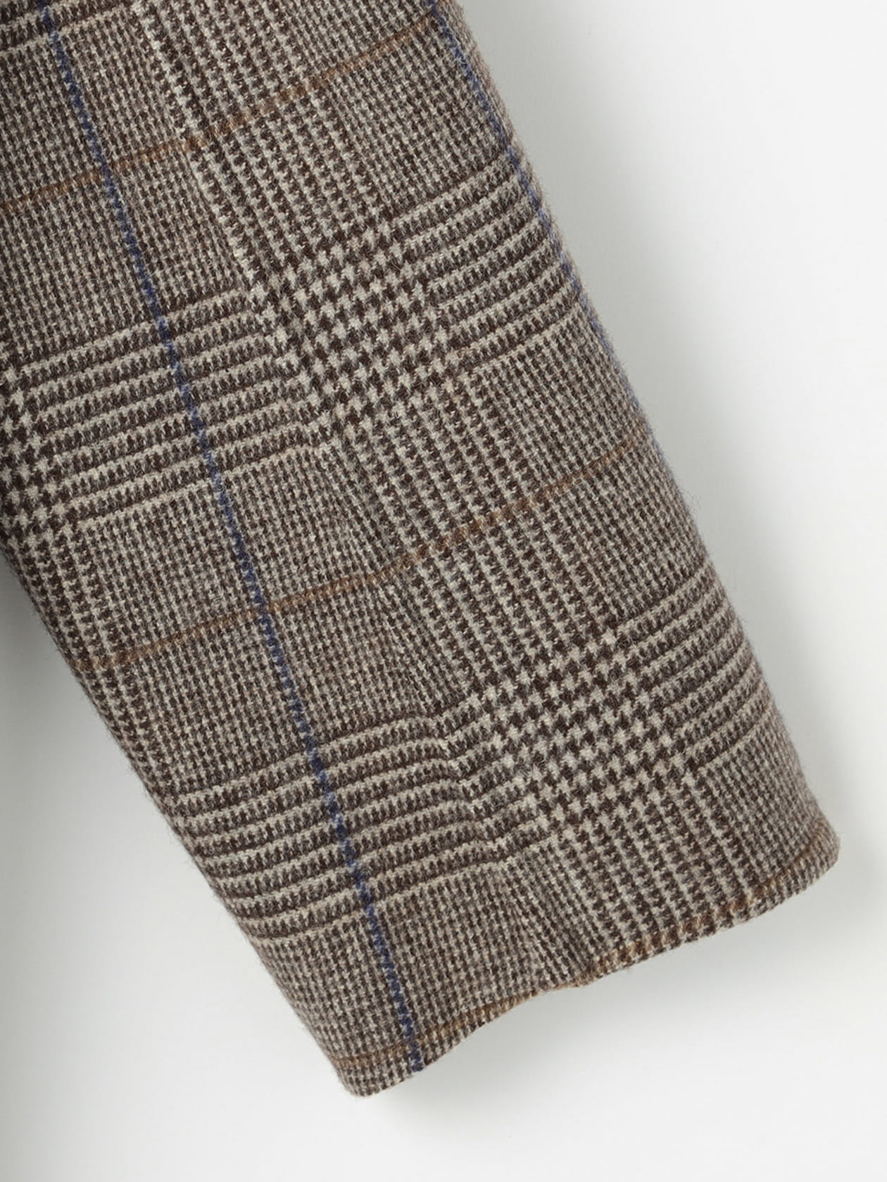 チェックダブルフェイスビーバーコート