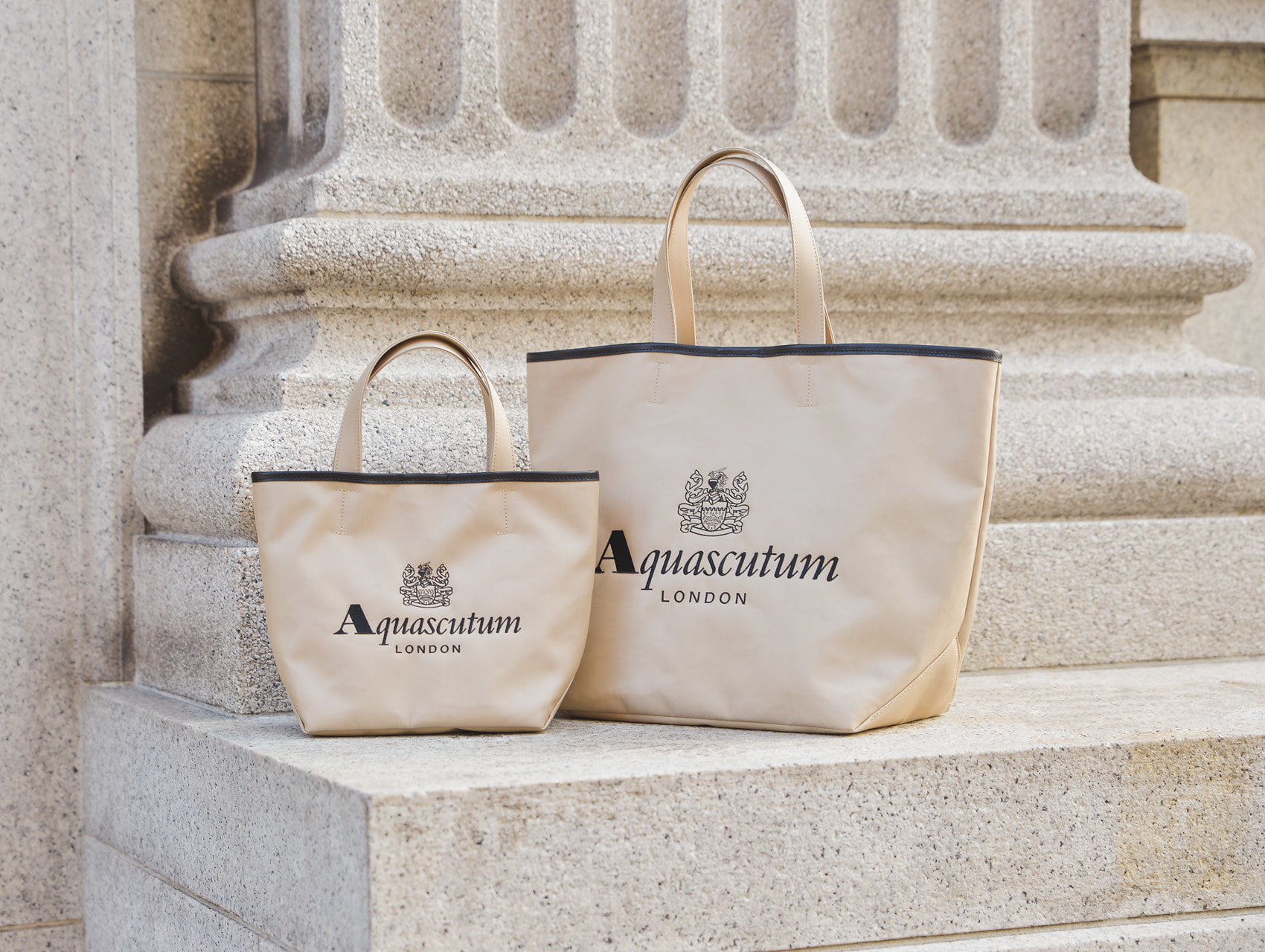 キャンバストートアクアスキュータム Aquascutum BAG トートバッグ