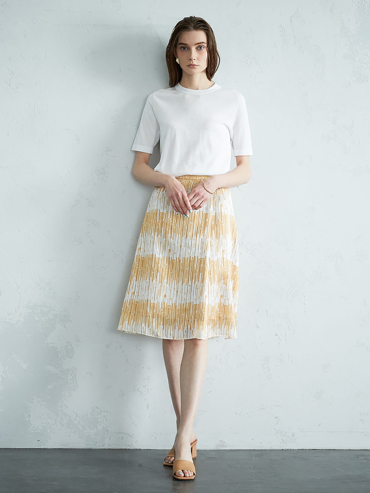 YLEVE イレーヴ  ハイツイストコットンニット UNITED ARROWS｜ハイツイストコットン ハイゲージ クルーネックニット