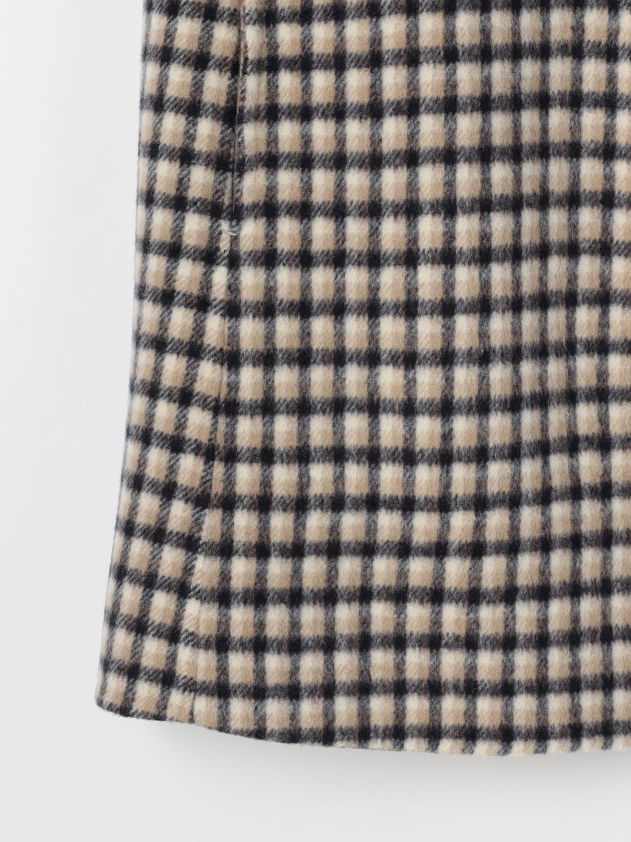 美品 Aquascutum チェックダブルフェイス ショートコート 近年モデルＭ チェックダブルフェイス ショートコート