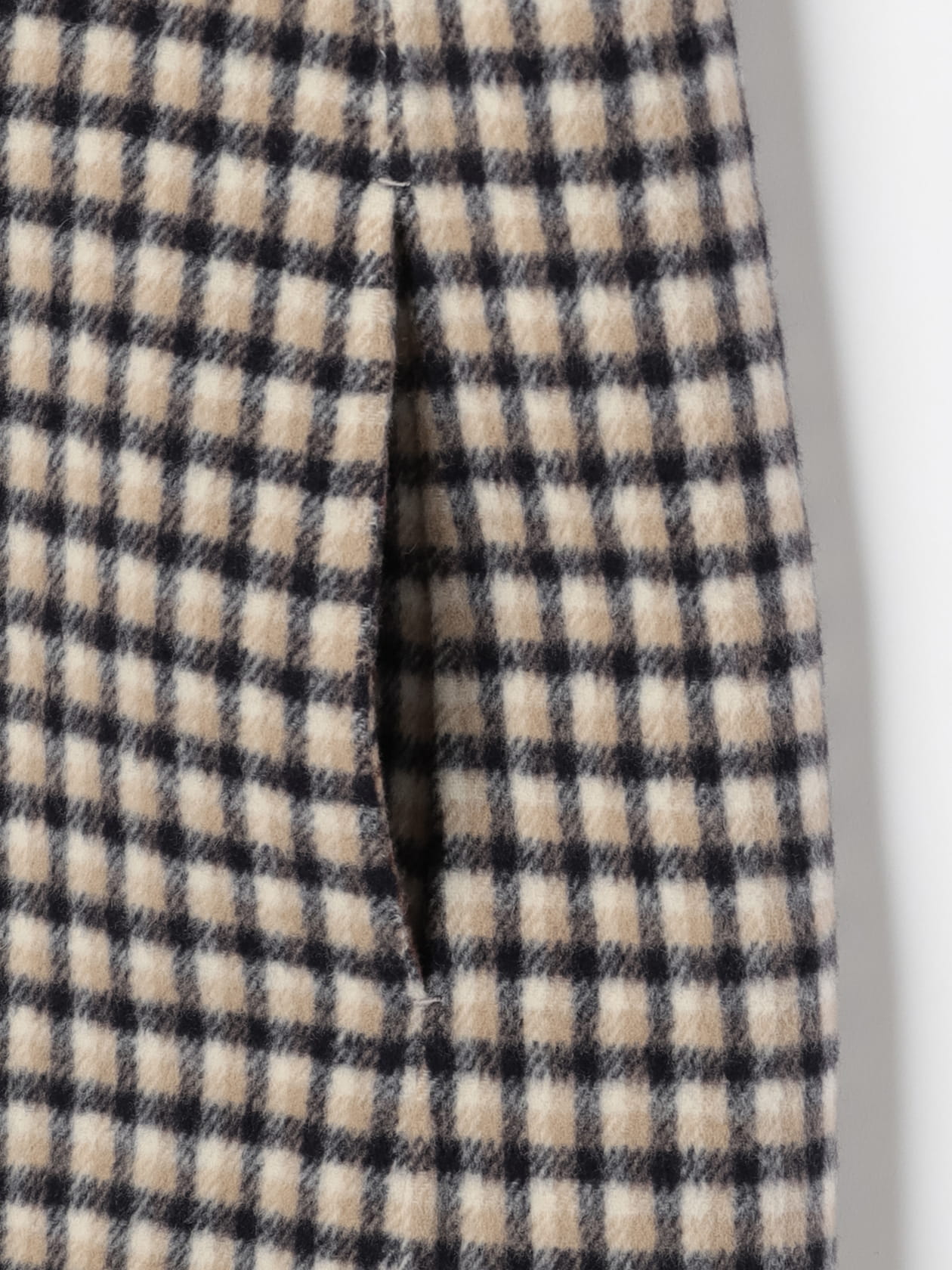 美品 Aquascutum チェックダブルフェイス ショートコート 近年モデルＭ チェックダブルフェイス ショートコート