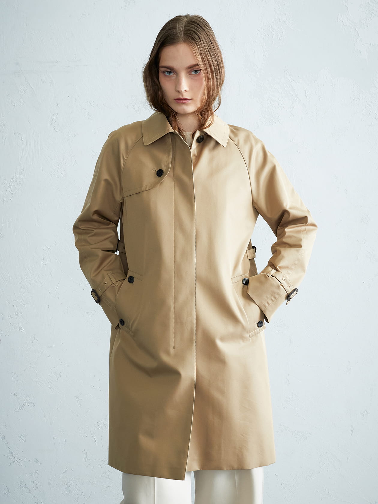 BASIC SINGLE TRENCH COAT