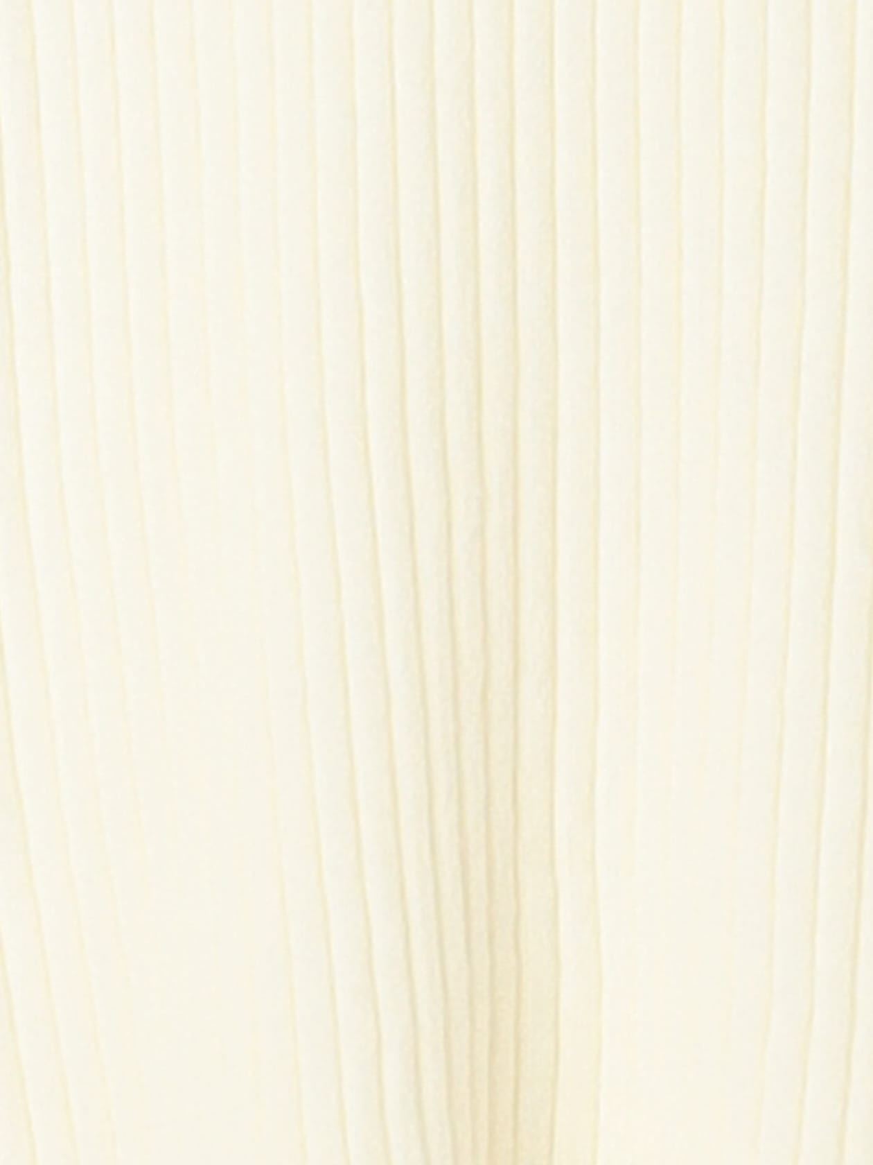 ARCHI アーキ　リブ　タートル　ニット　ホワイト ARCHI アーキ リブ タートル ニット ホワイト ARCHI アーキ リブ