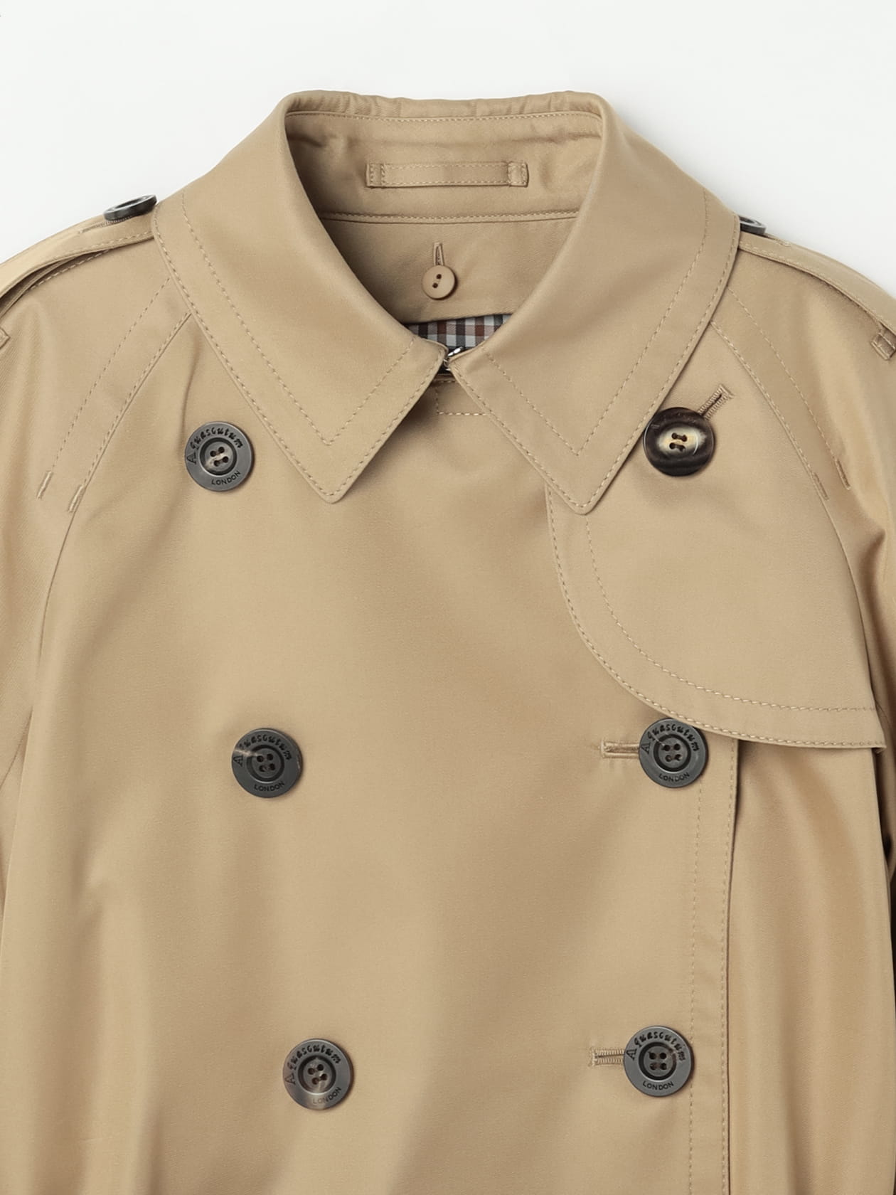 mirai様専用AQUASCUTUM BASIC TRENCHCOAT LONG ジャケット/アウター