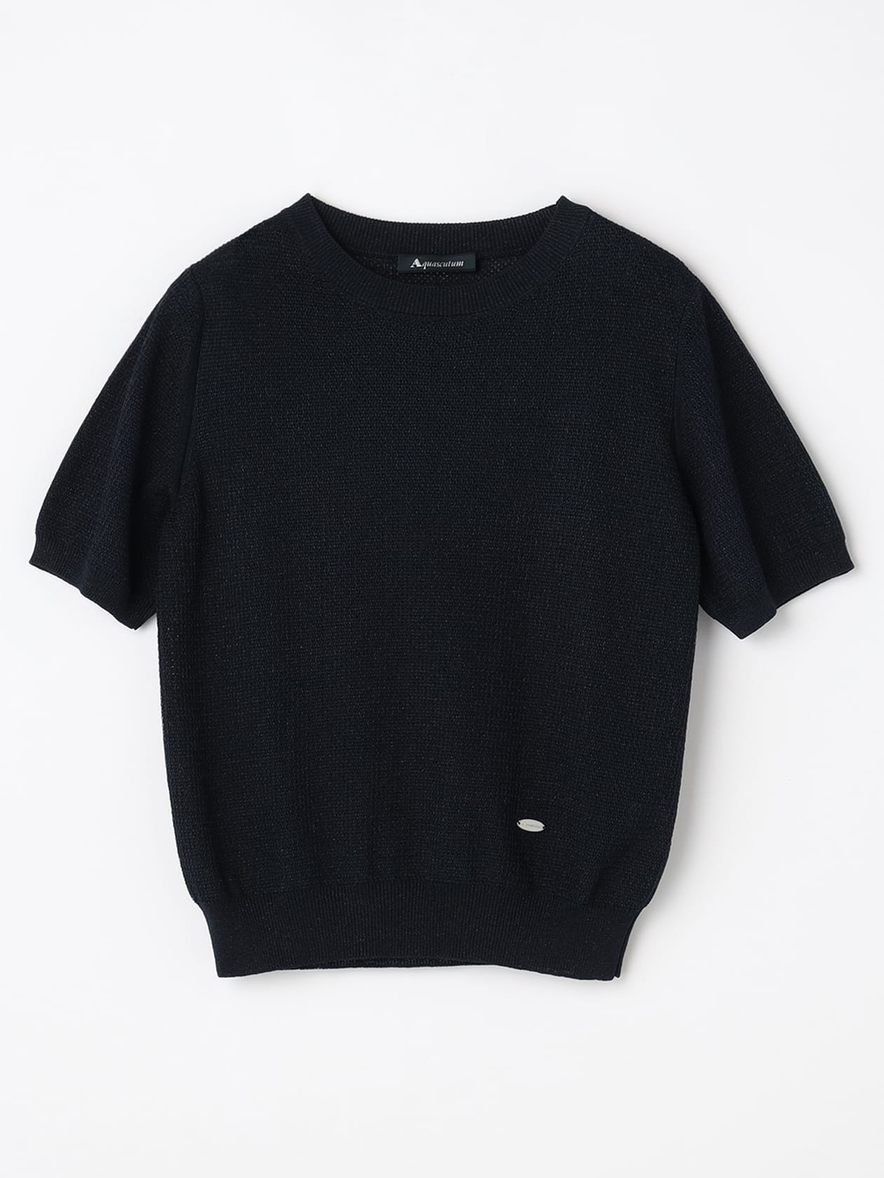 ペーパーヤーン半袖ニット