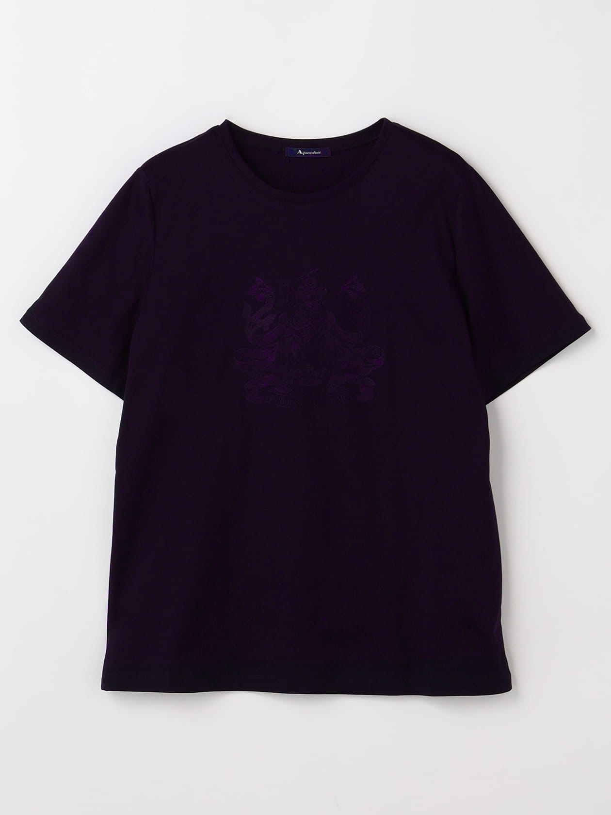 スムースクレスト刺繍Tシャツ