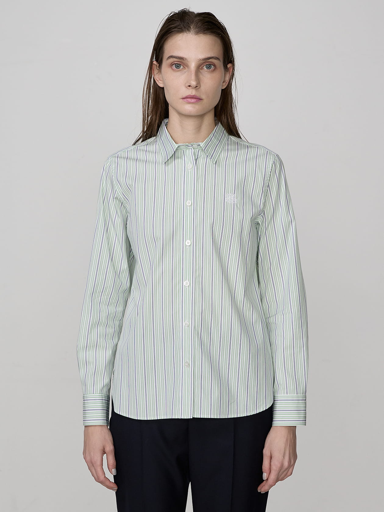 マルチストライプシャツ 