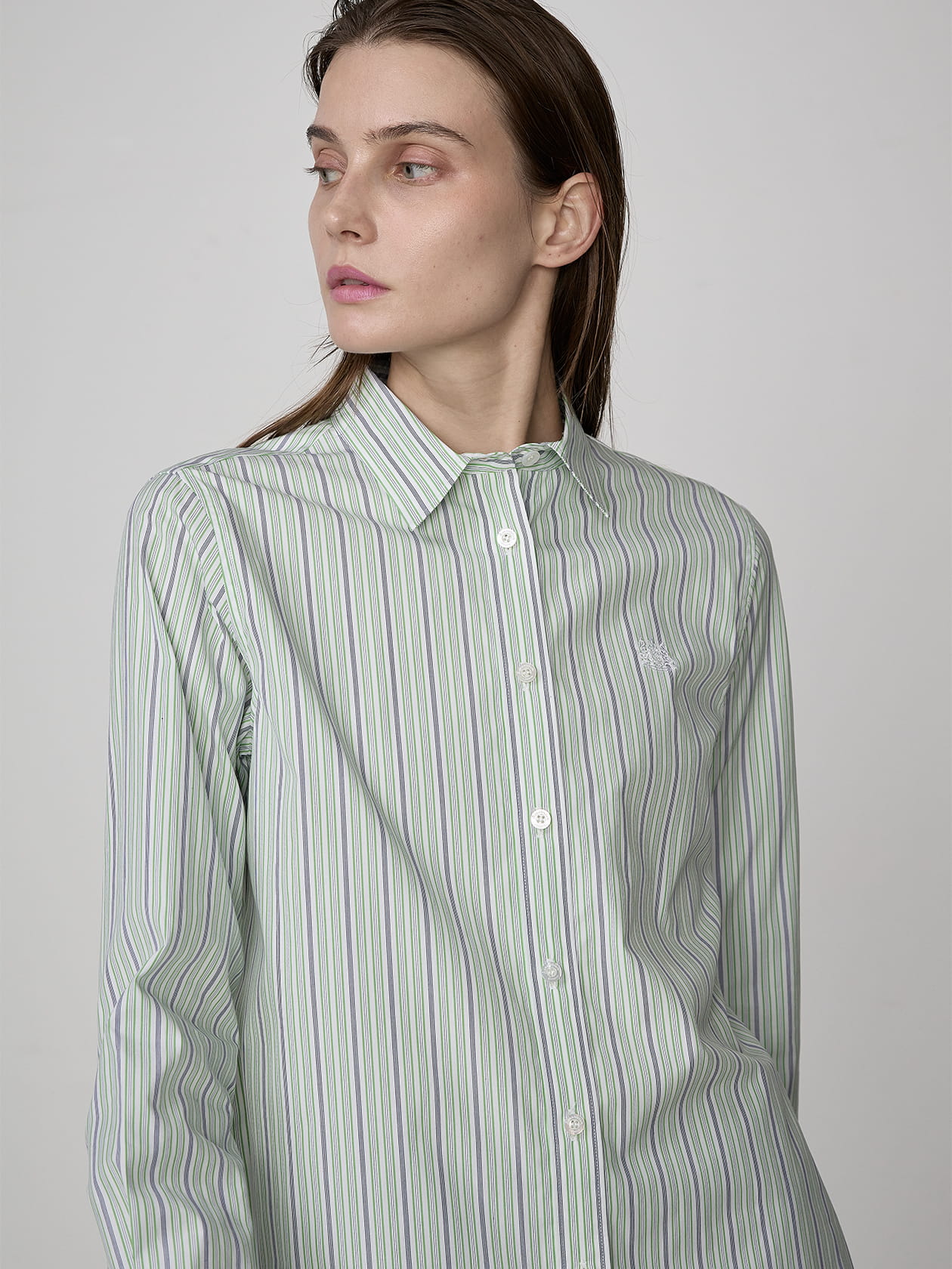 マルチストライプシャツ 