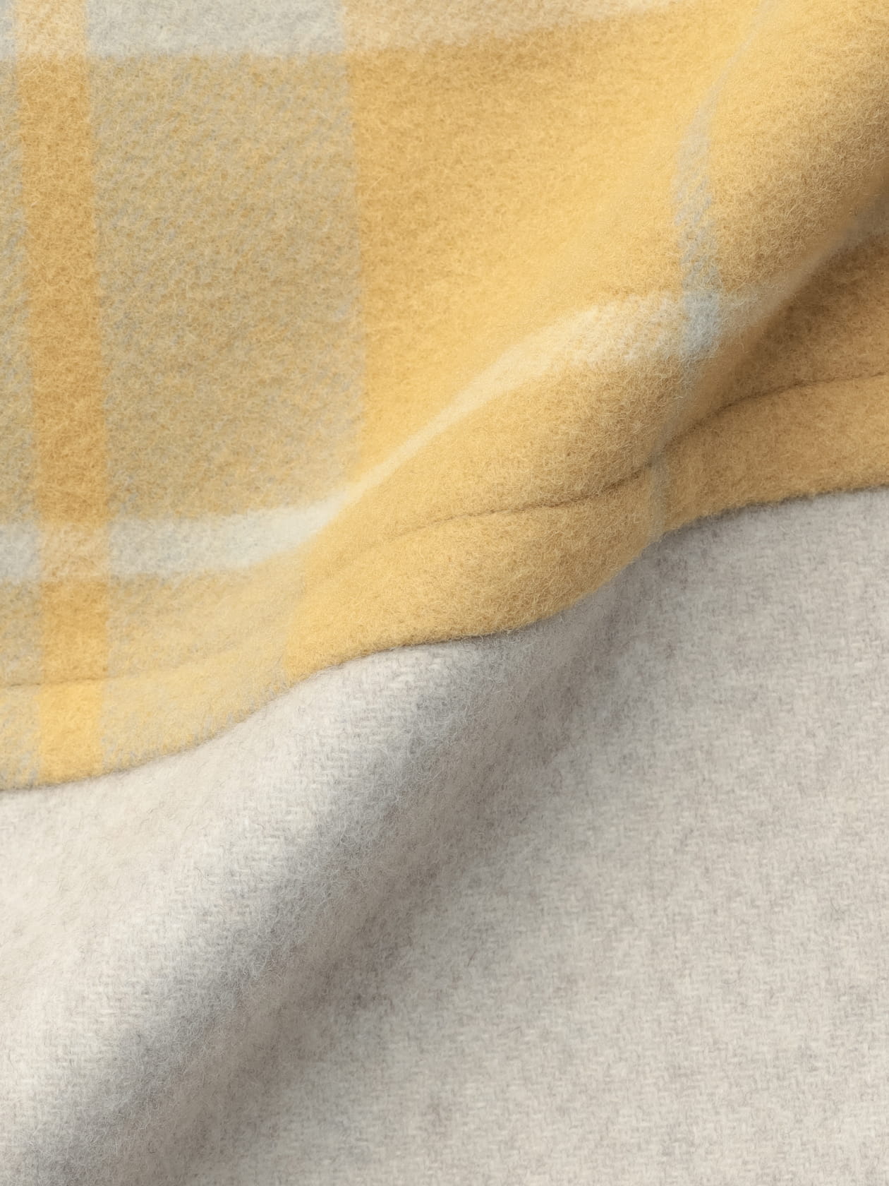 ブロックチェックダブルダブルフェイス