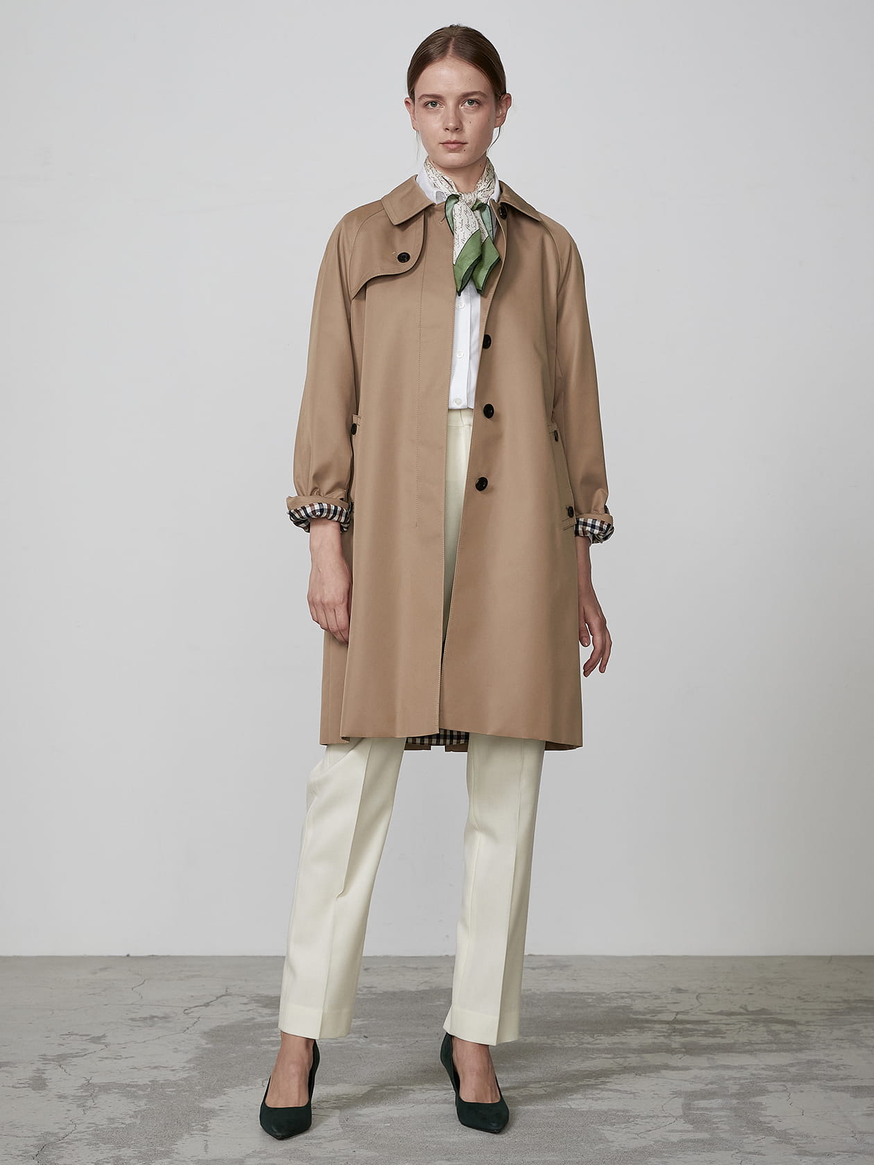 BASIC SINGLE TRENCH COAT